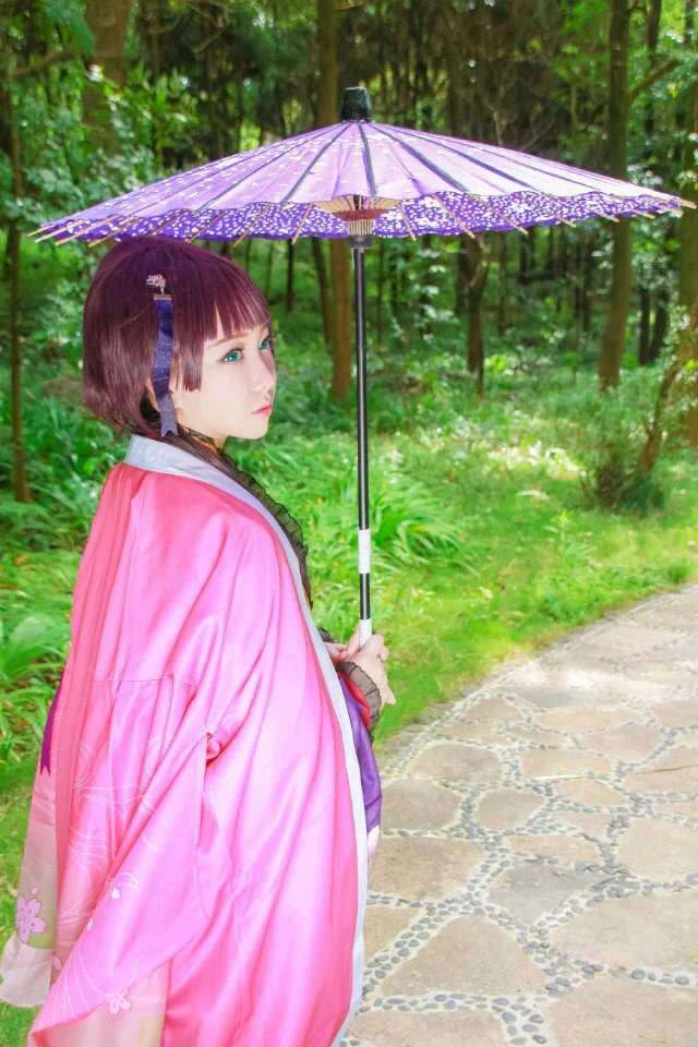 梦100 樱花COS写真