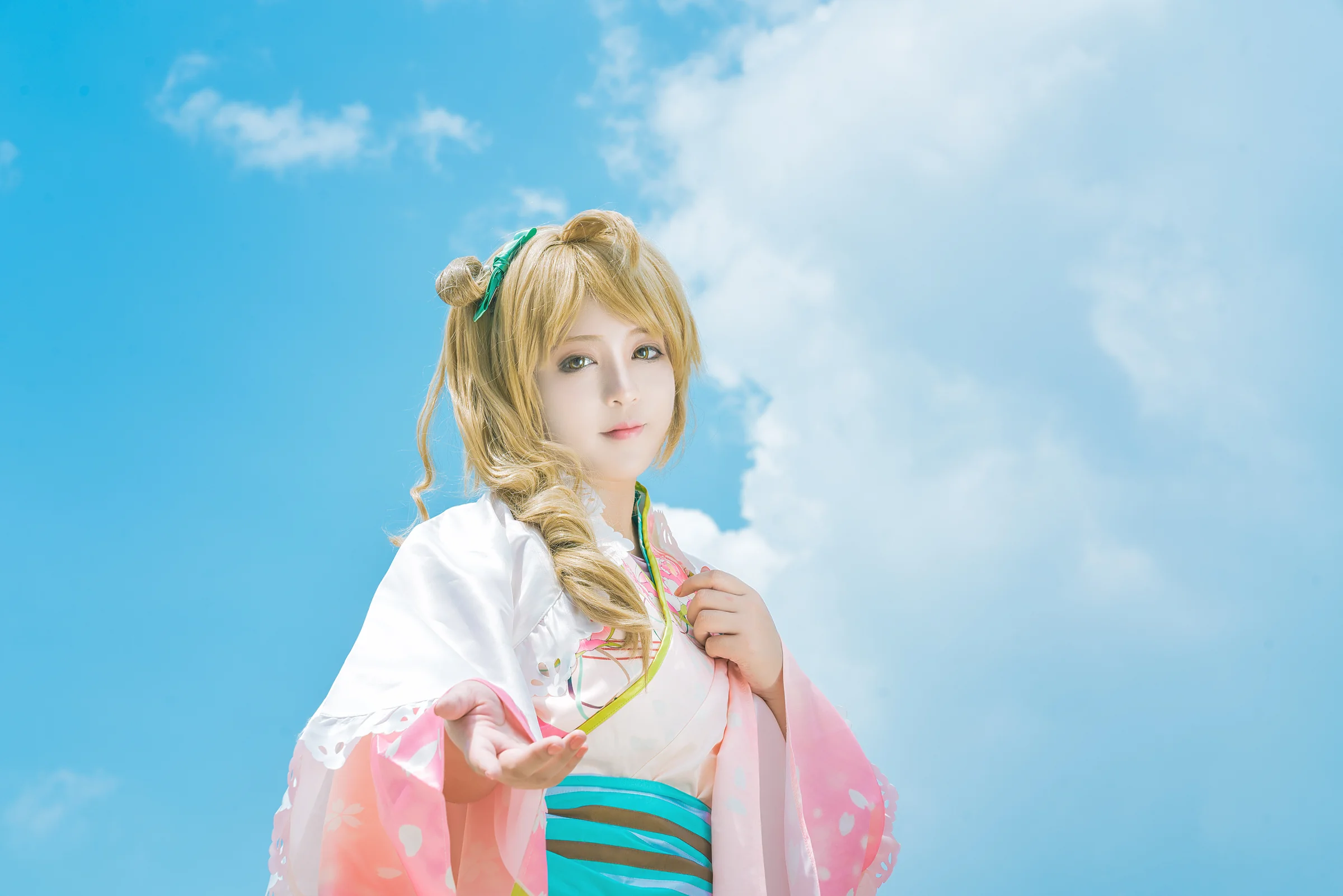正月和服未觉醒 南小鸟 ver. COS写真