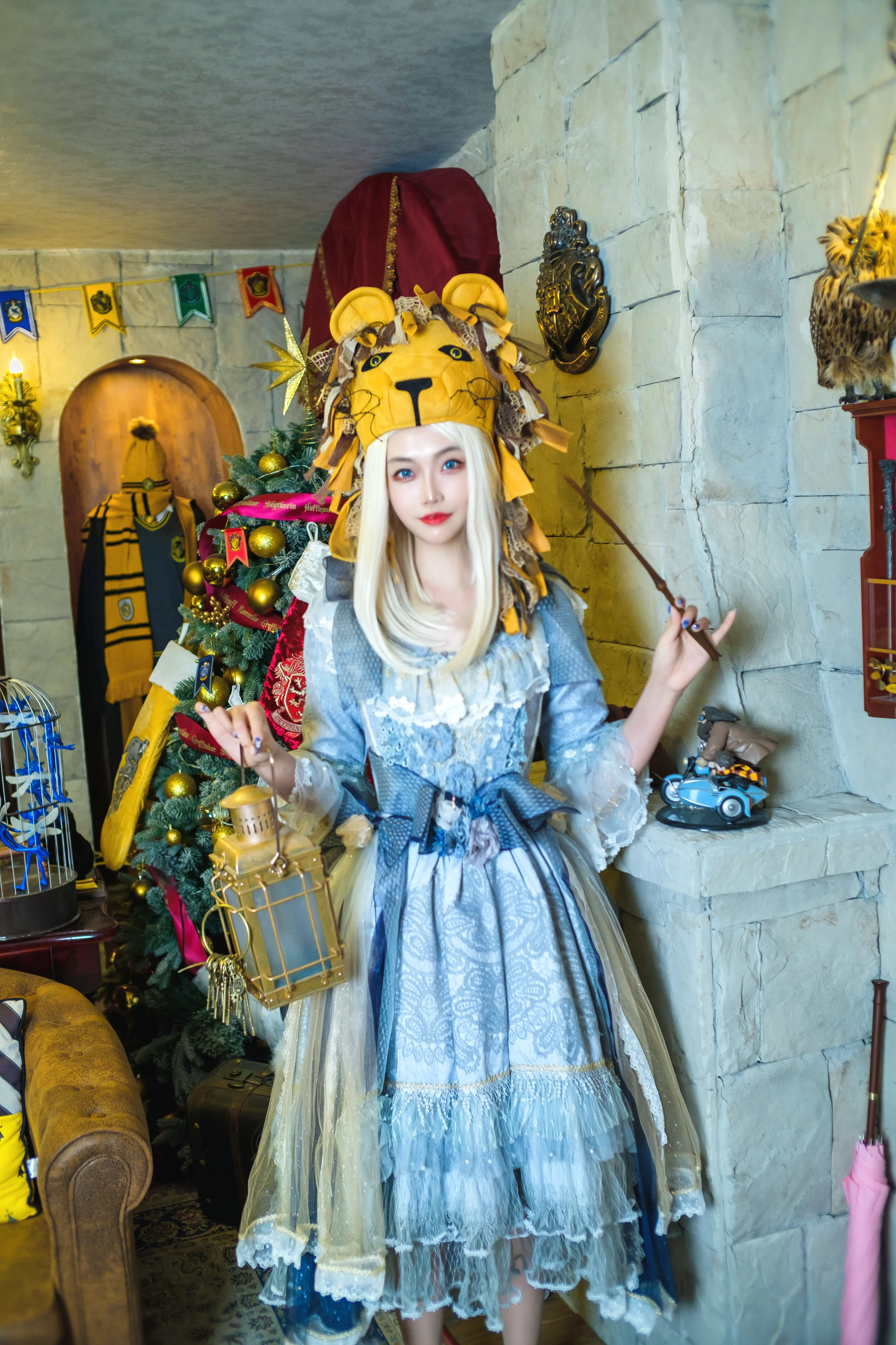 哈利波特鹰院拉文克劳luna COS写真