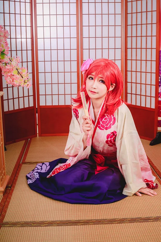 LOVELIVE!Maki同人和服COS写真