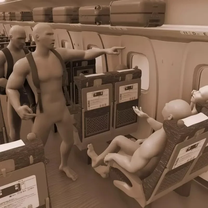 空想發明系列《霸王車懲罰機》遇上不用解釋那麼多，直接按鈕讓對方飛高高｜高清图片集