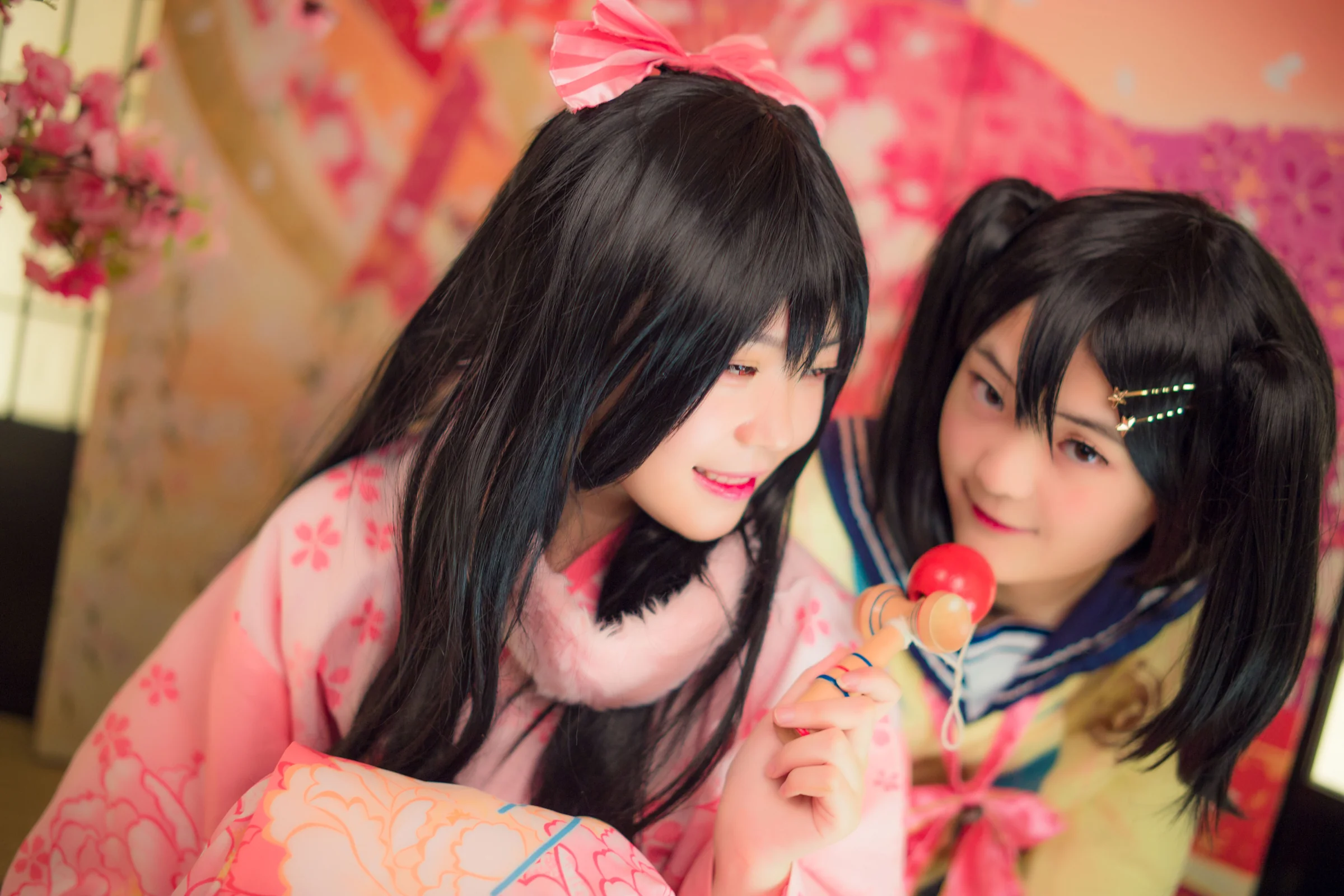 lovelive矢泽妮可COS写真，妮可正月未觉醒