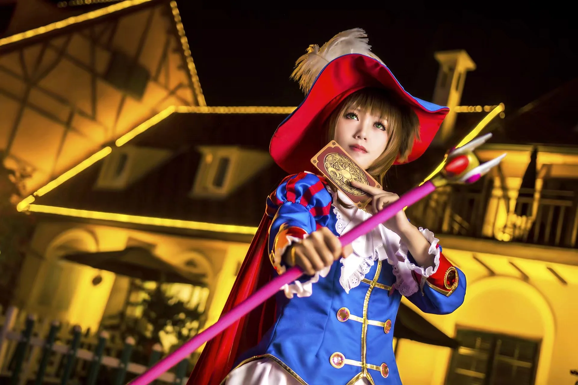 魔卡少女樱COS写真木之本樱