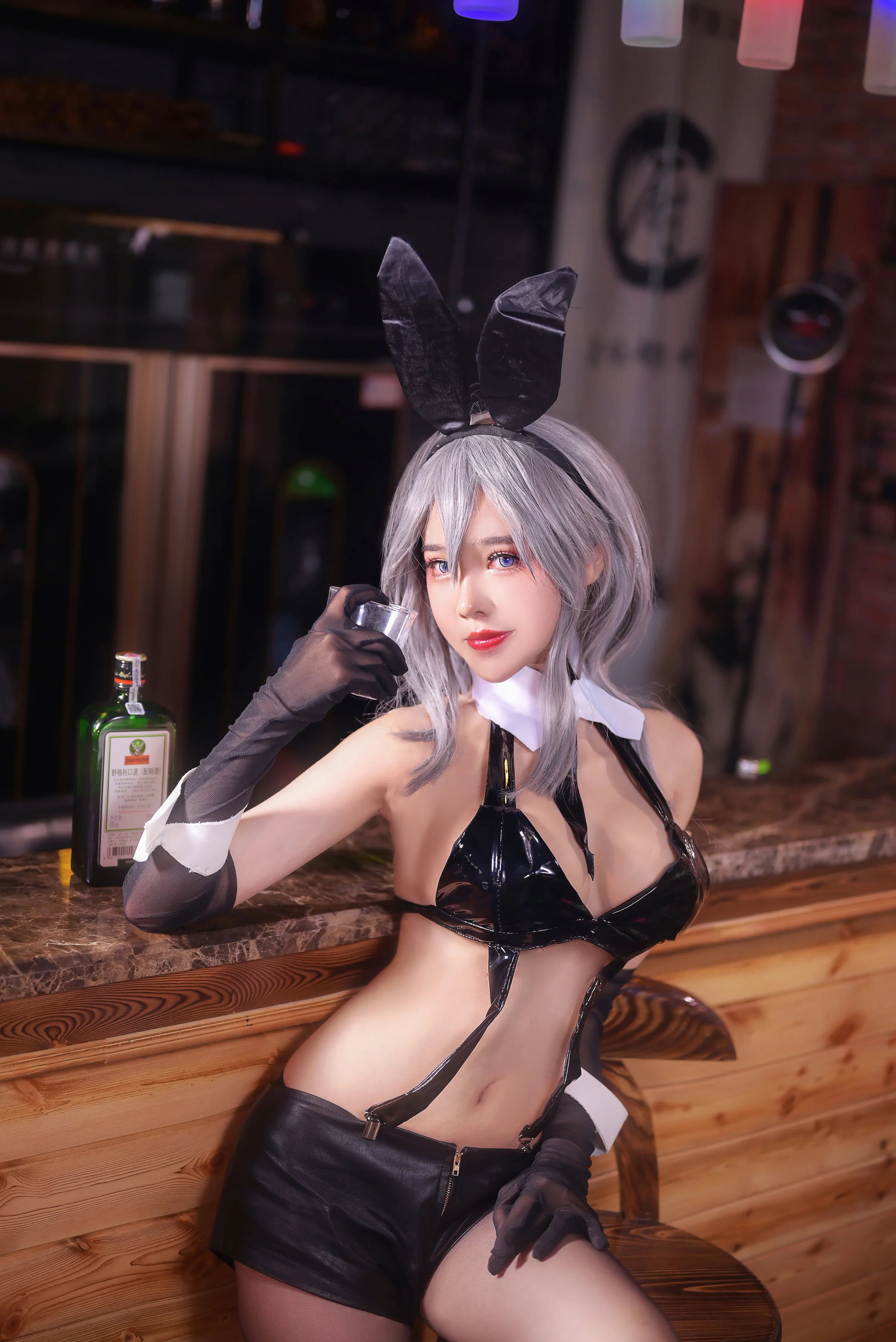 碧蓝航线 兔女郎COS写真
