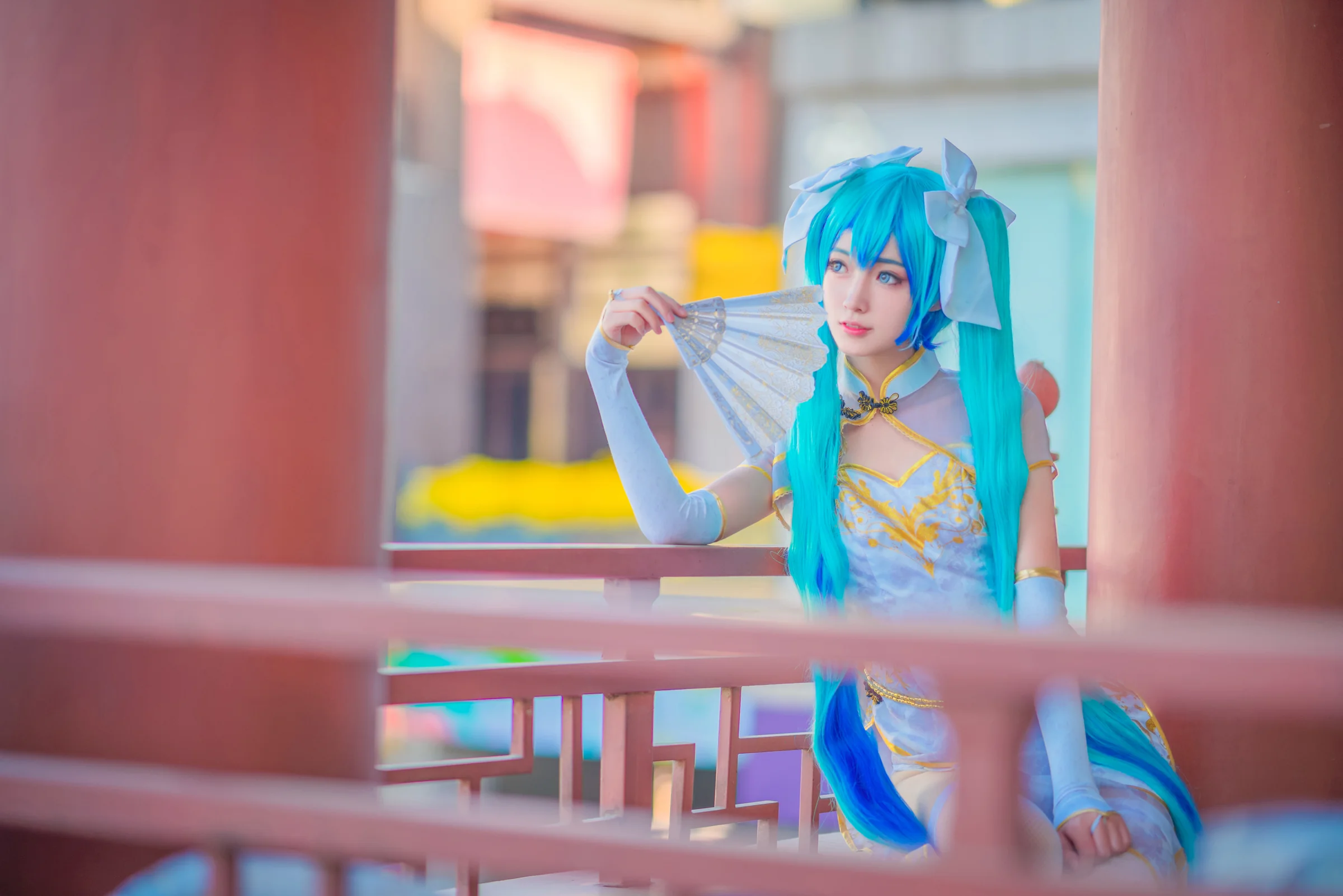 金丝雀洛天依&miku COS写真