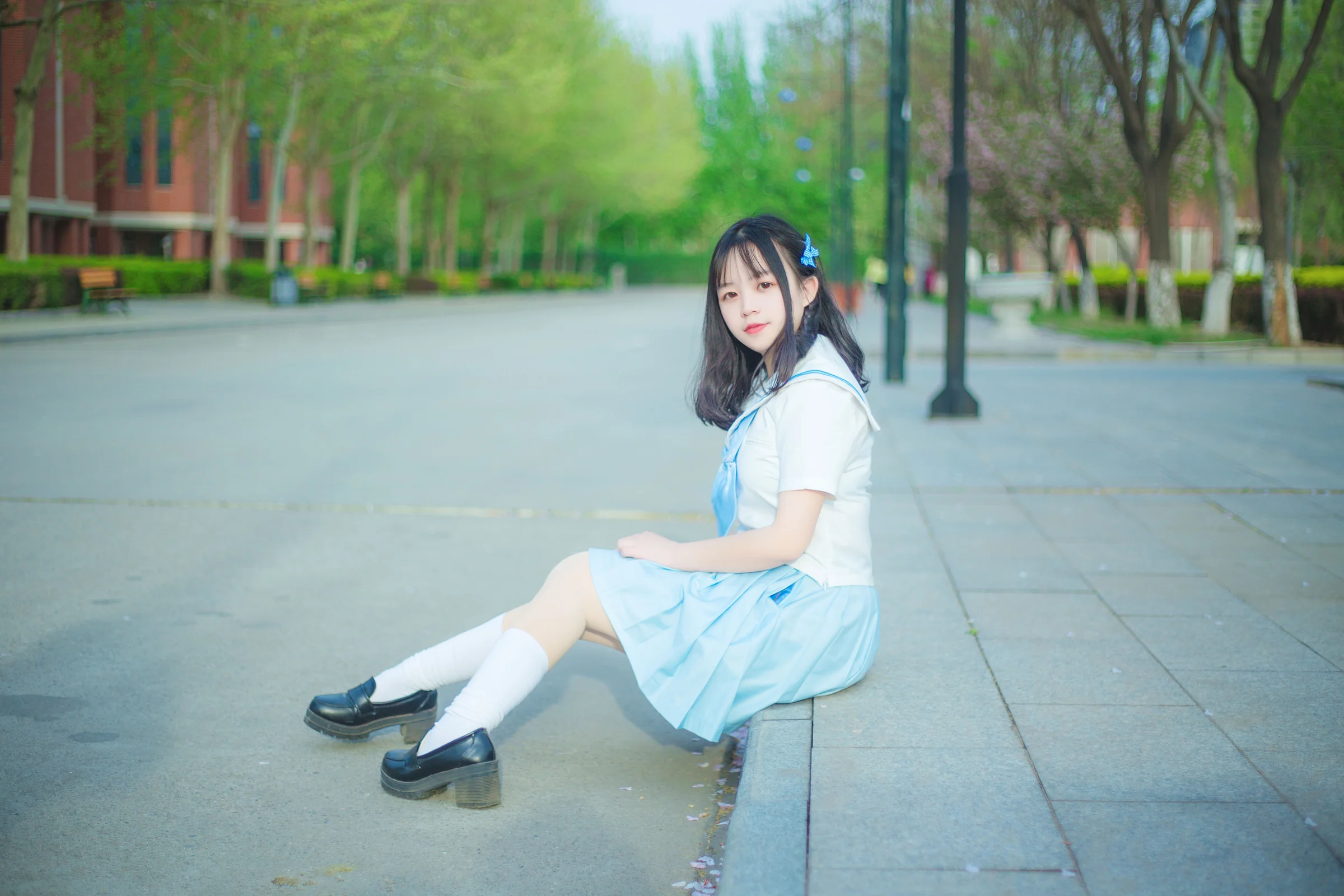 JK制服 阳光下的小可爱｜高清图片集