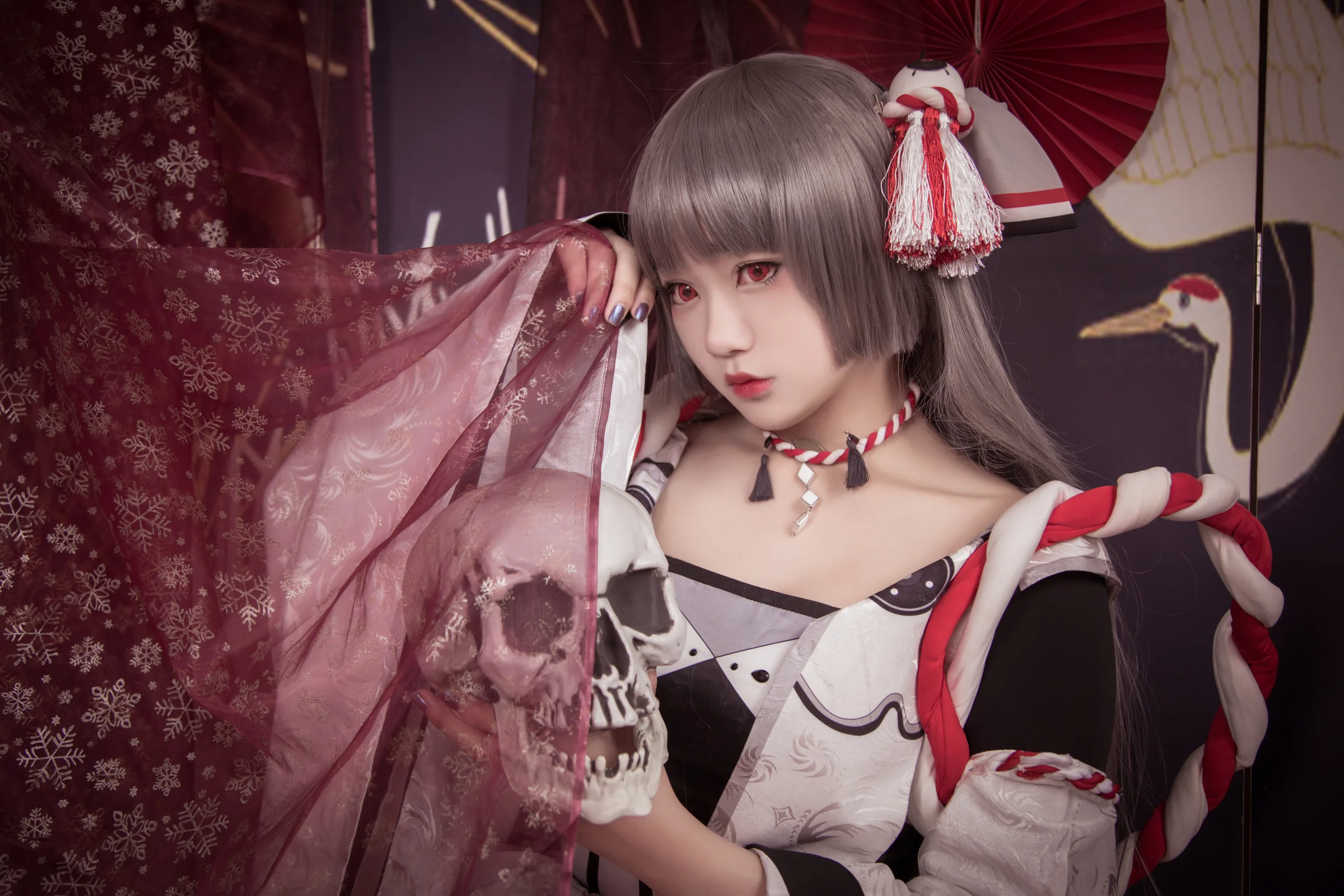 阴阳师·鬼女红叶人形师COS写真