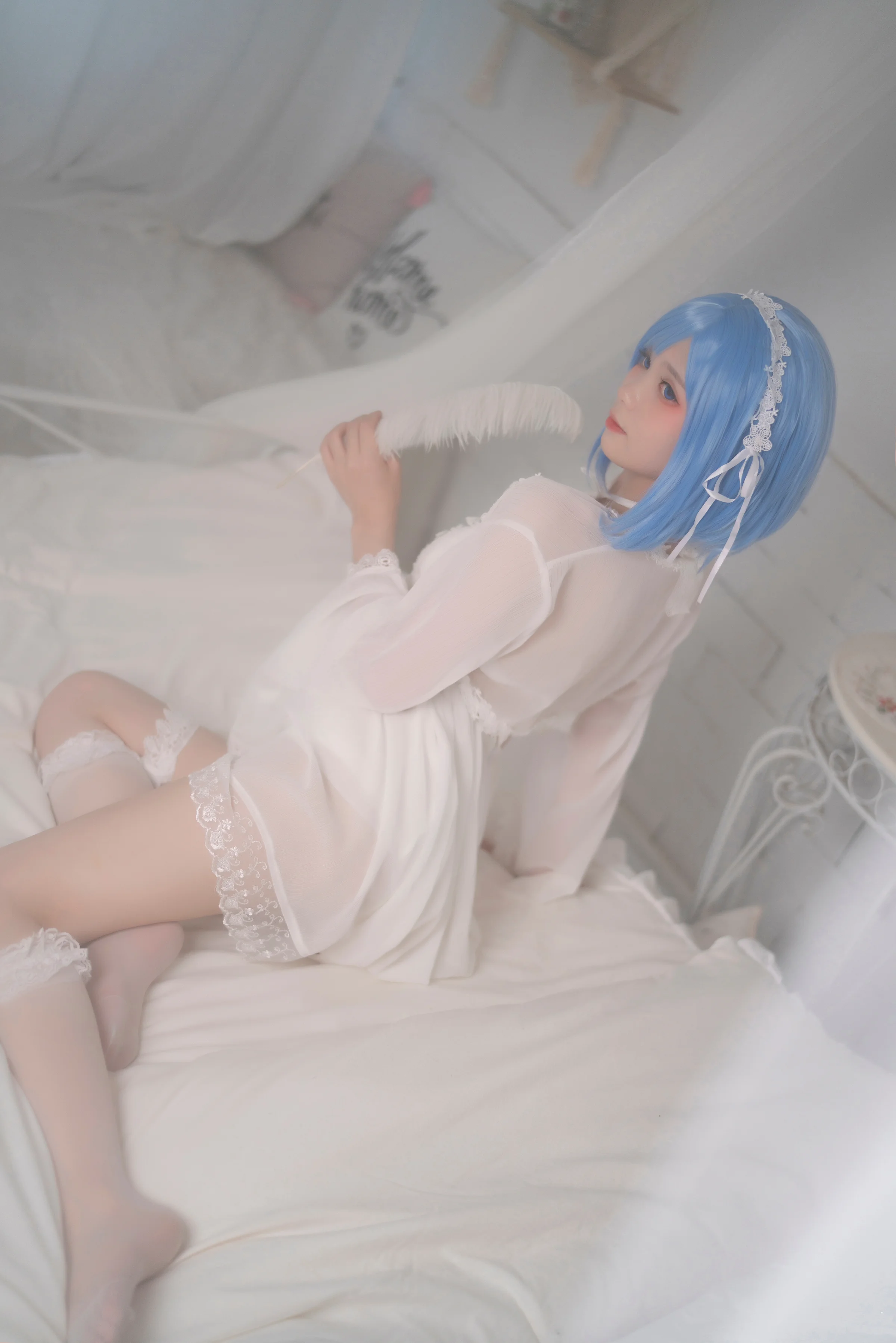 《碧蓝航线》恰巴耶夫睡衣COS写真