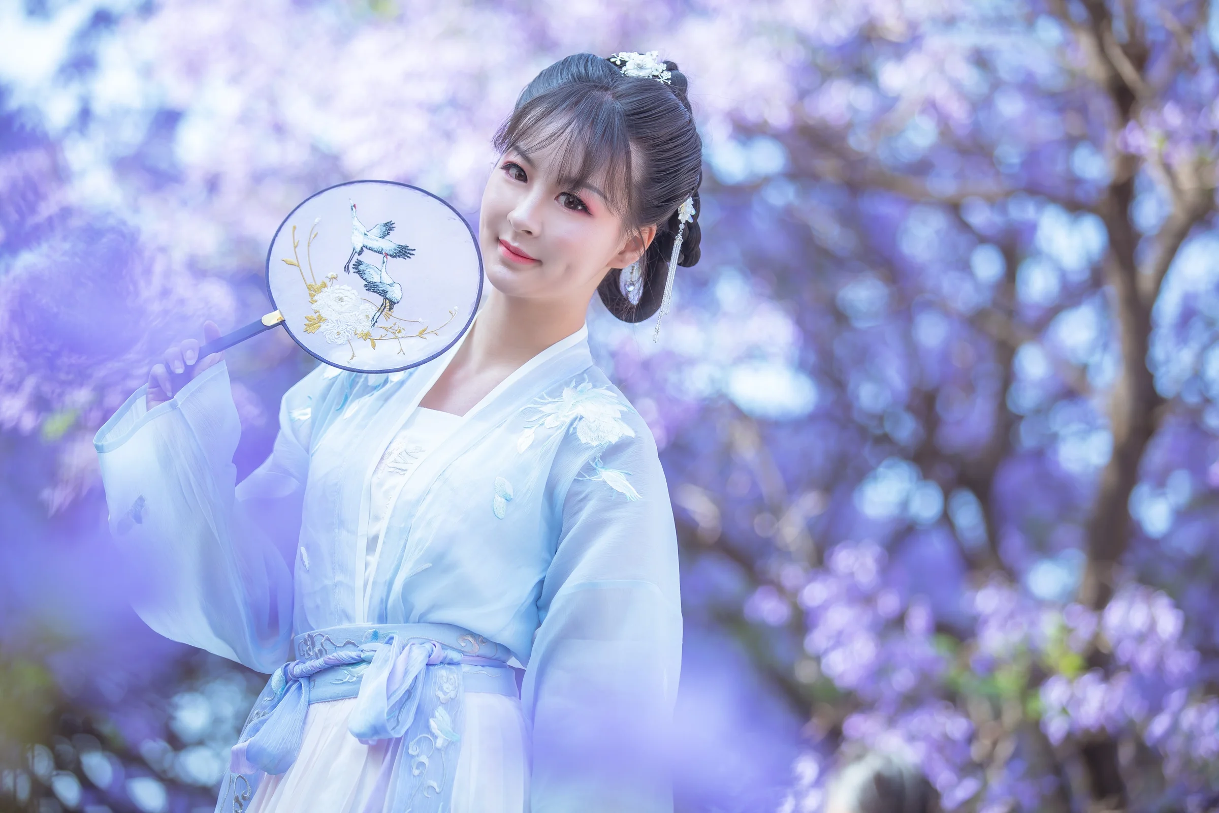 汉服蓝花楹｜高清图片集
