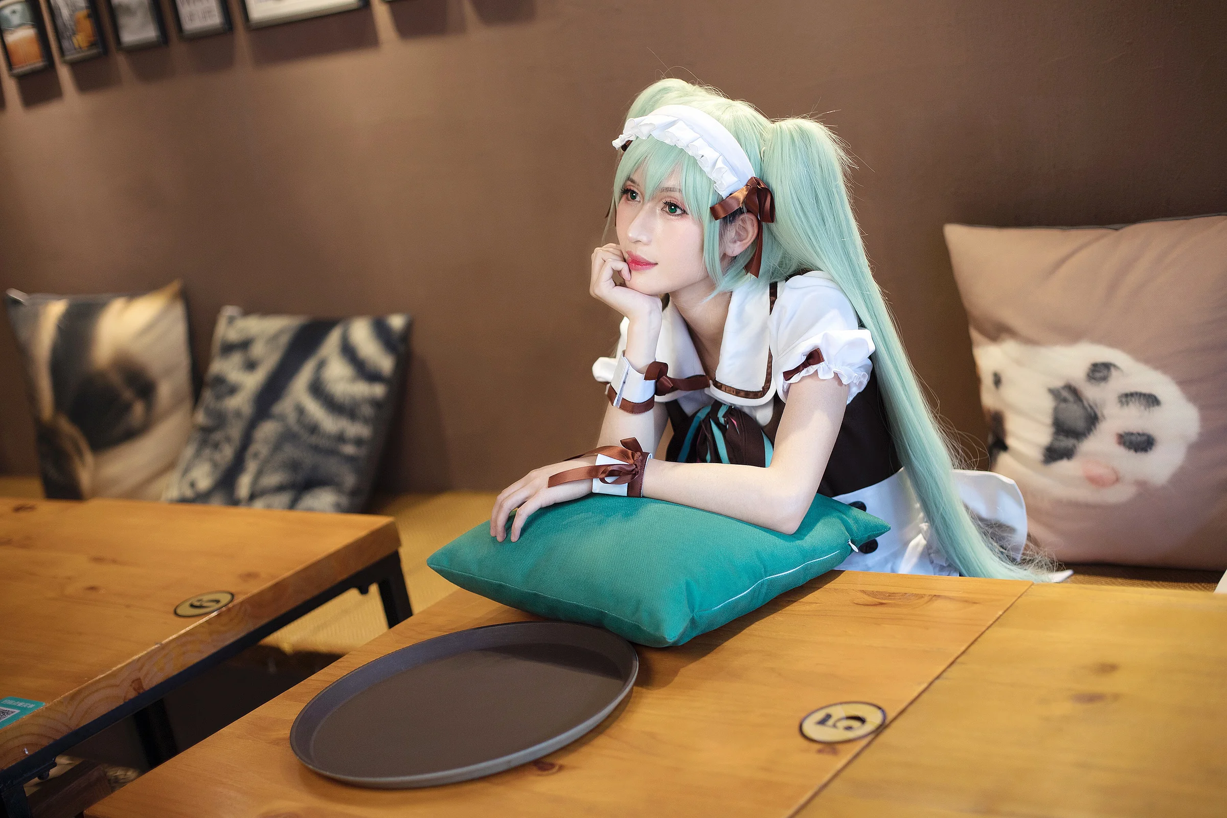 初音未来 咖啡馆女仆COS写真