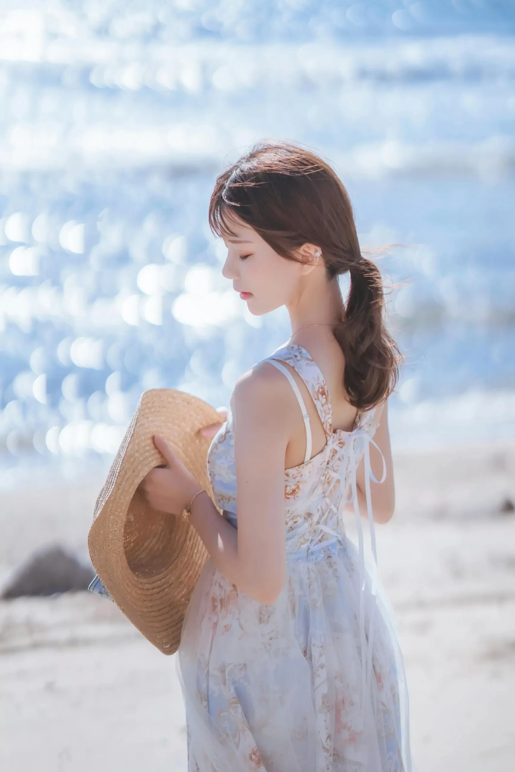 桜桃喵 – 发光的海｜高清图片集