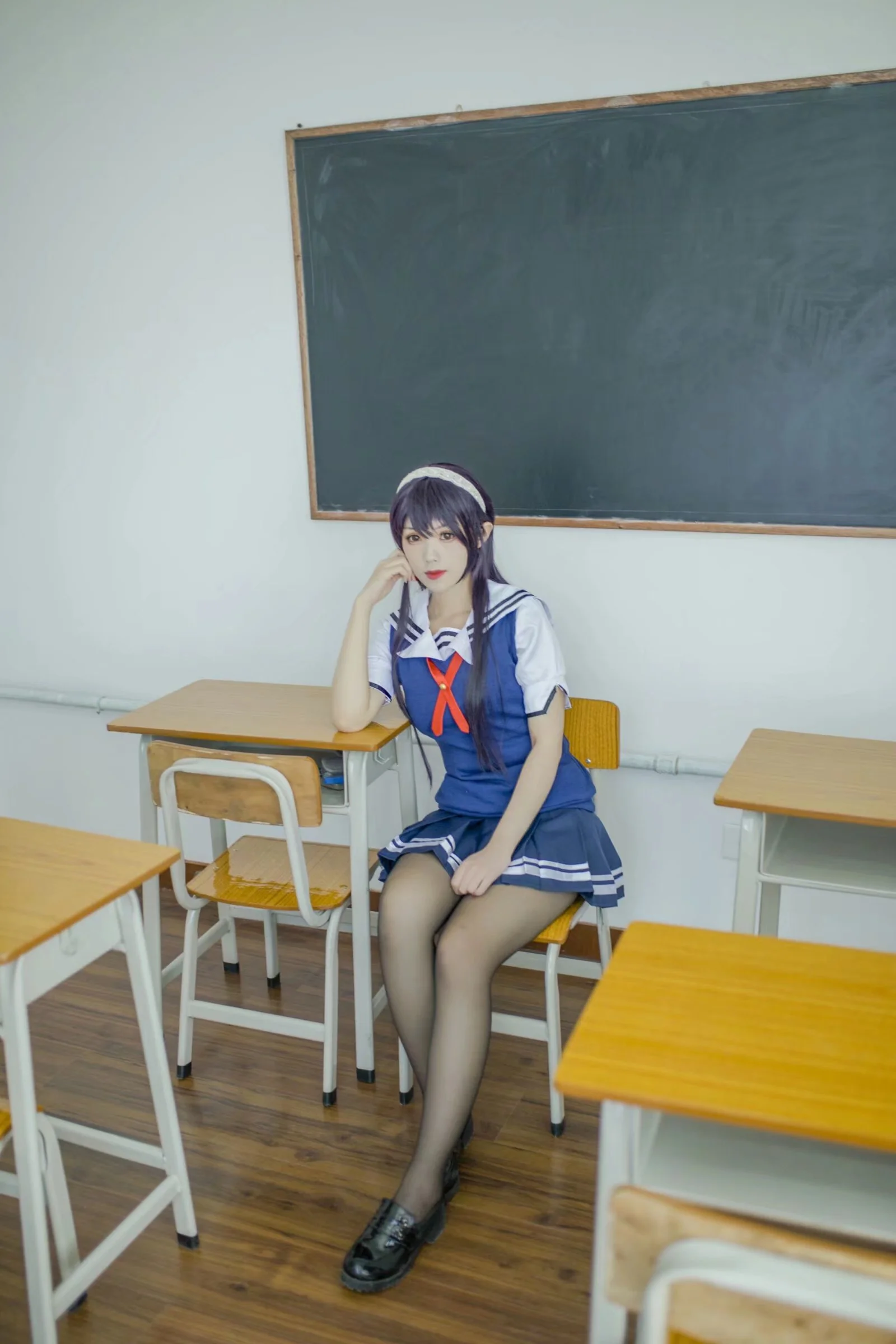 霞之丘诗羽COS写真一路人女主的养成方式