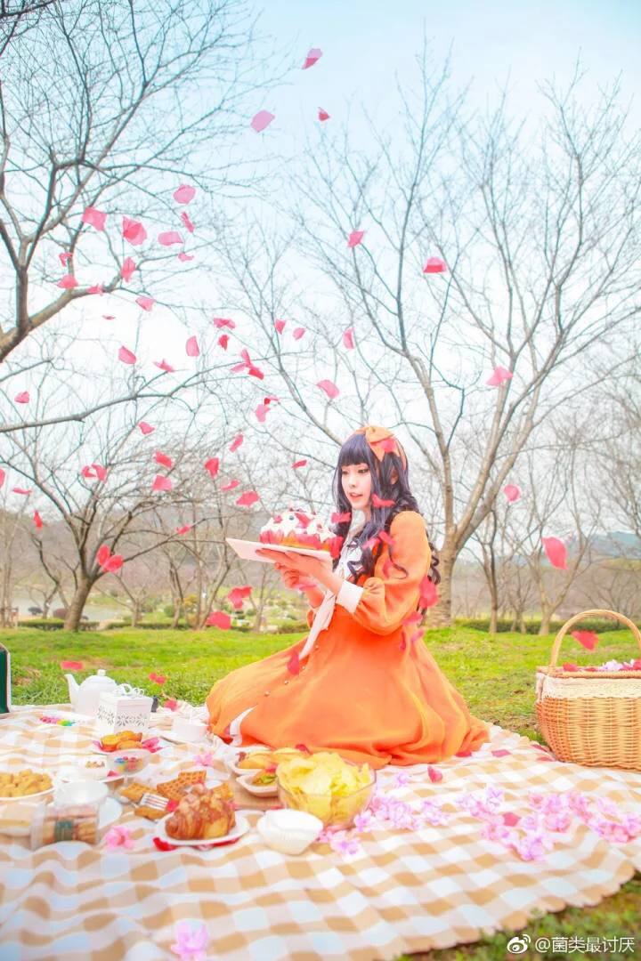 小樱COS写真，春の木漏れ日 君の微笑み