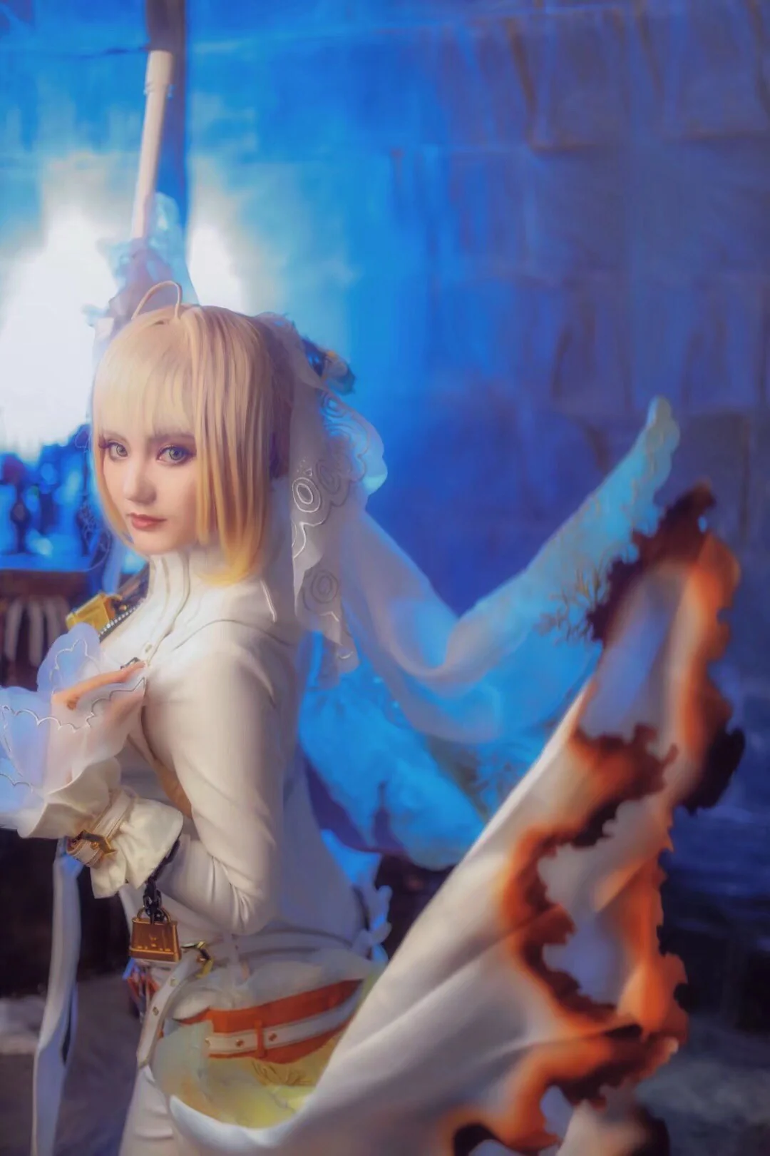 FGO·尼禄 花嫁初始ver COS写真