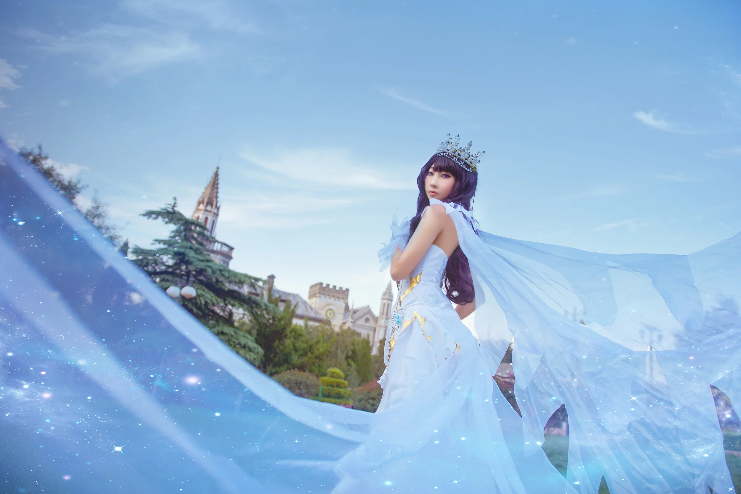 魔卡少女樱冰雪公主COS写真