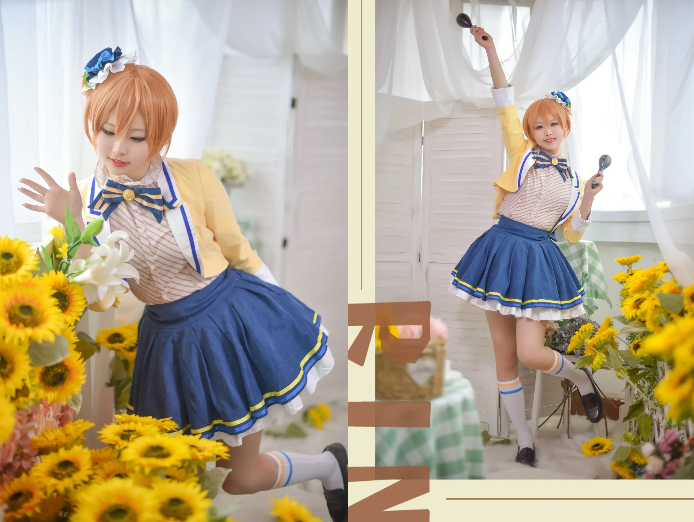 COS写真正片 lovelive！乐器同人花凛