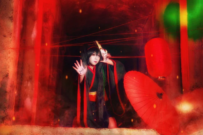 结ンデ开イテ罗刹ト骸 miku COS写真