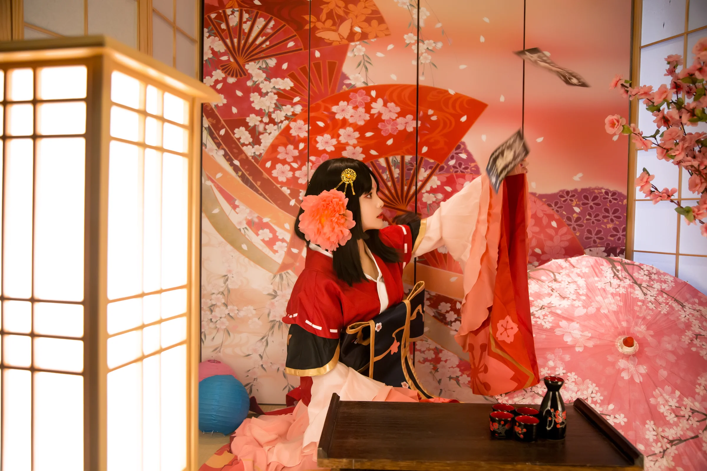 阴阳师樱花妖COS写真 我.....除了你以外不会再爱上任何人了
