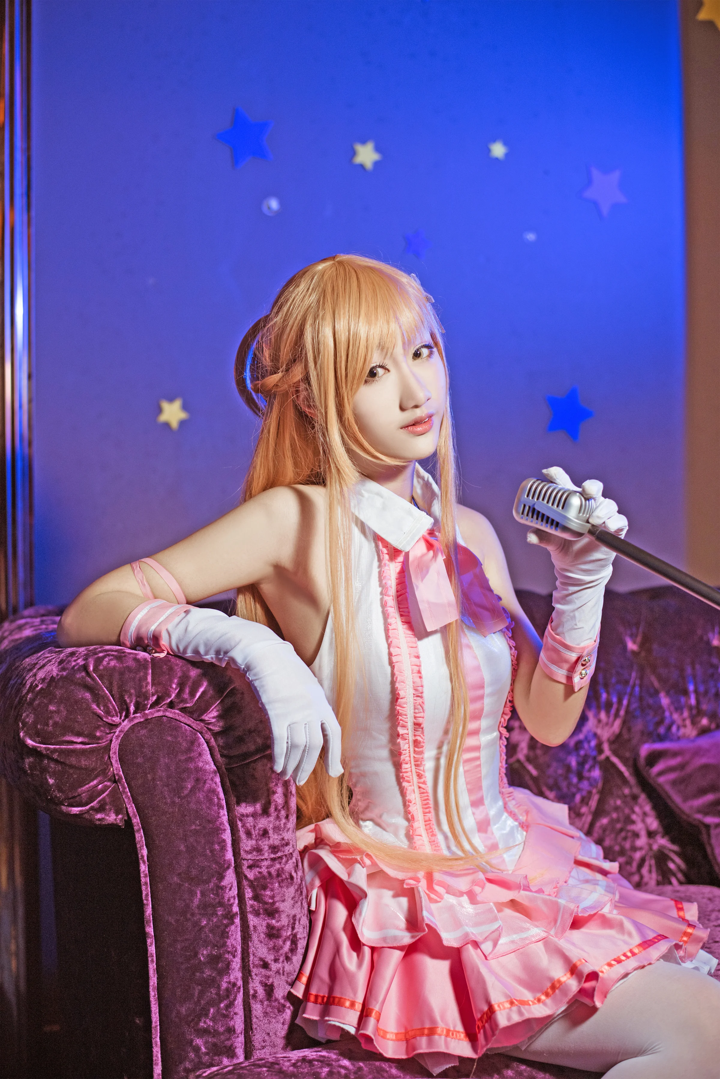 刀剑神域亚丝娜偶像歌姬COS写真