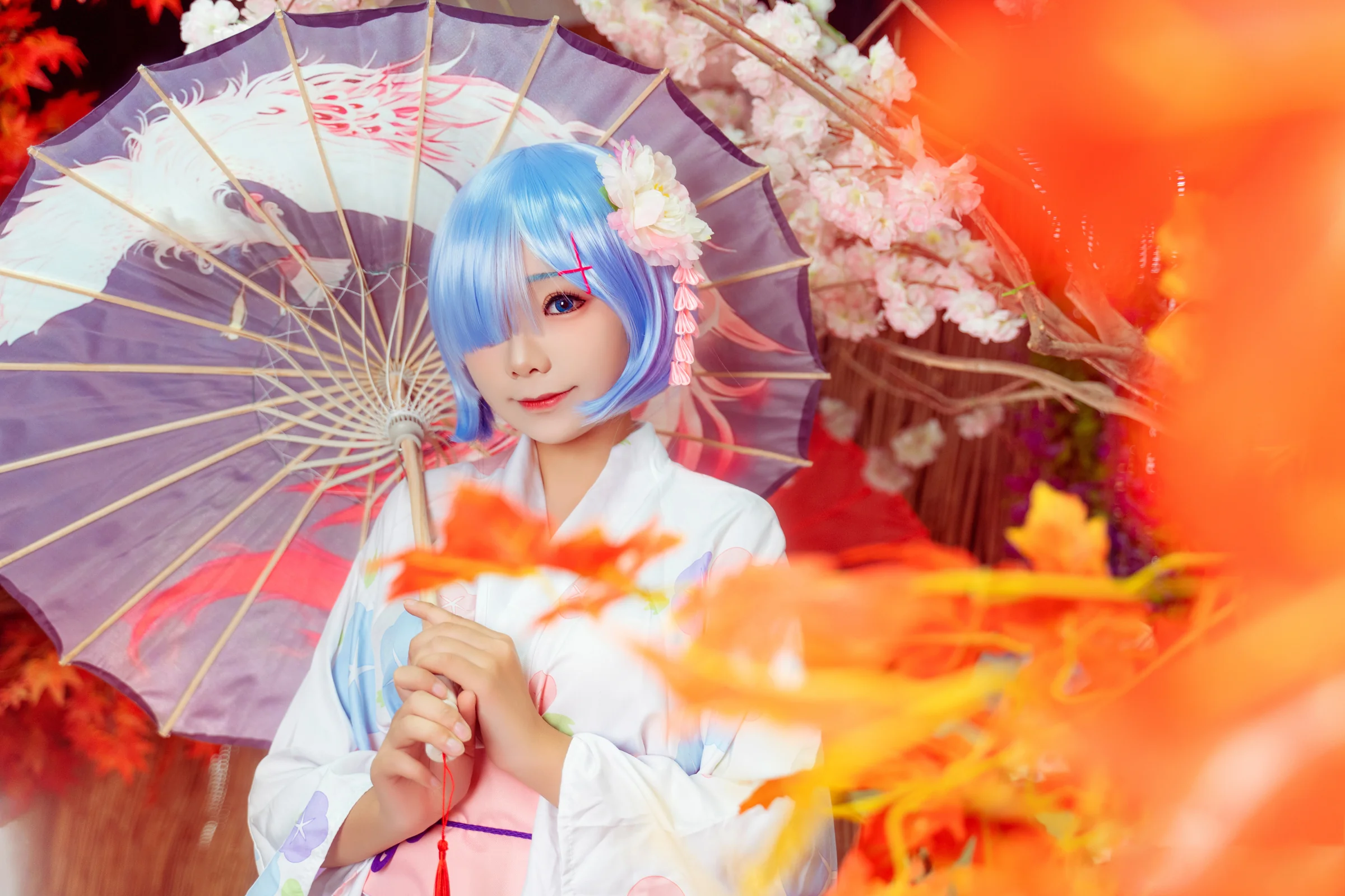 《从零开始的异世界》蕾姆浴衣COS写真