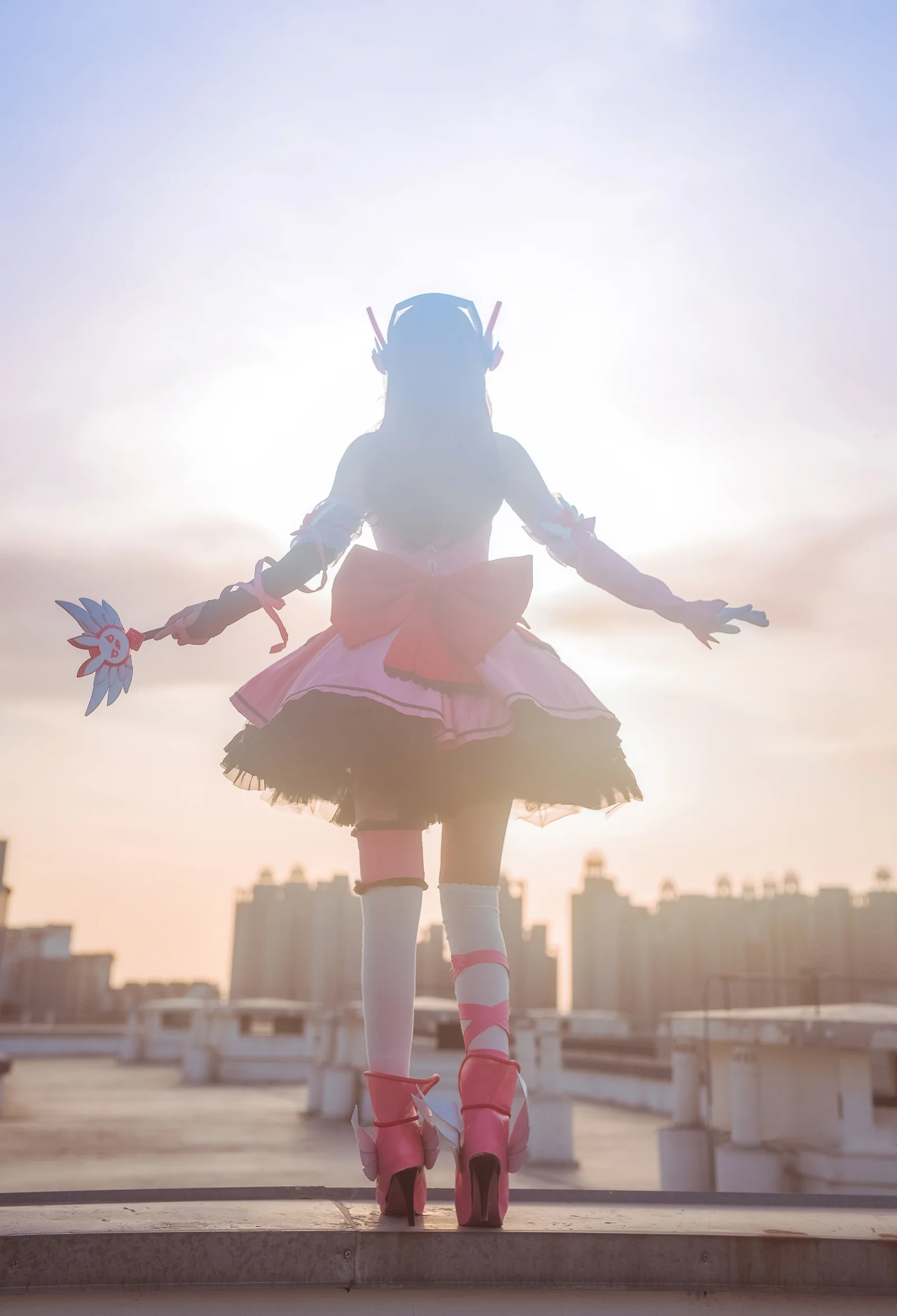 守望先锋 d.va 魔法少女COS写真