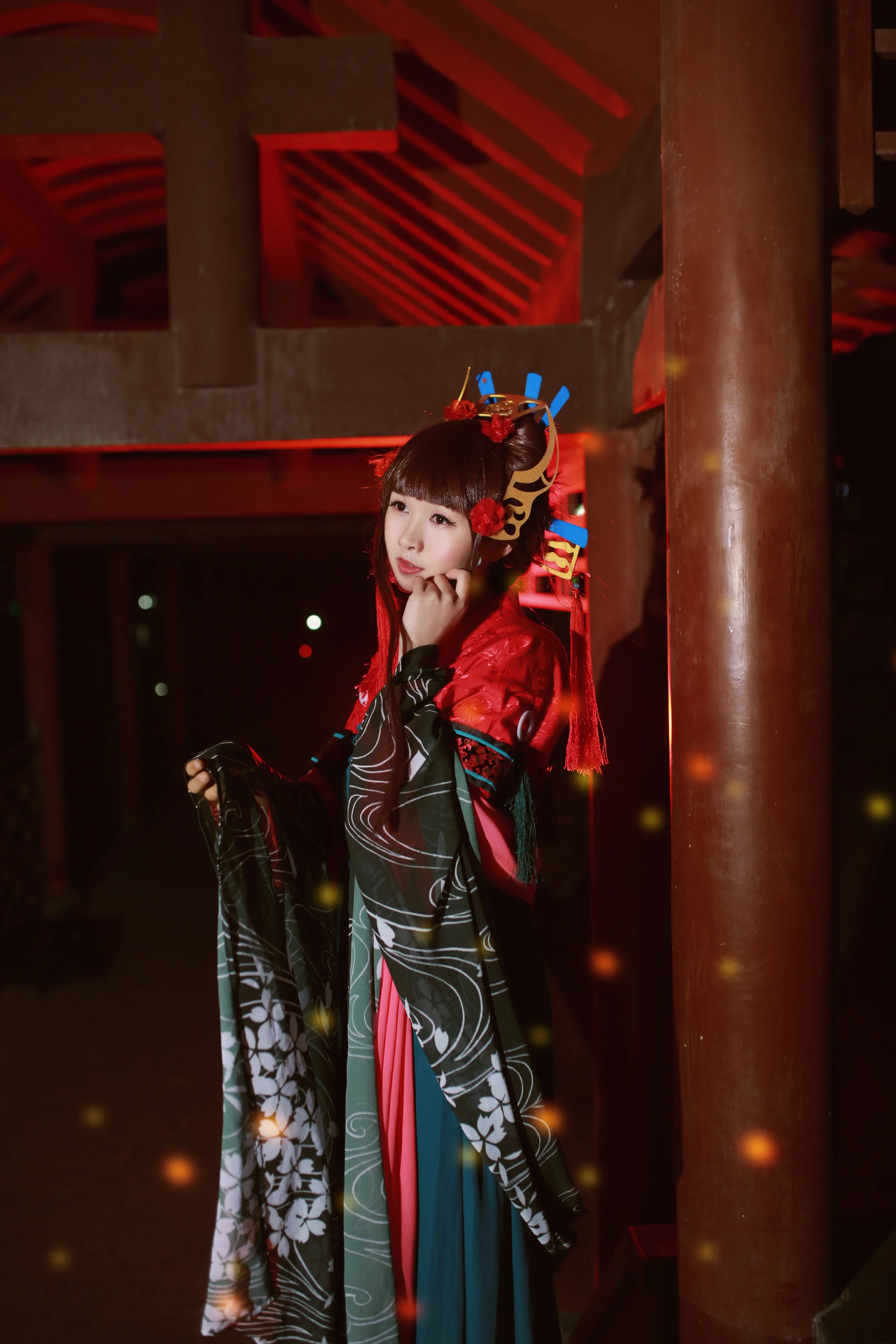 花灯结，提灯少女｜高清图片集