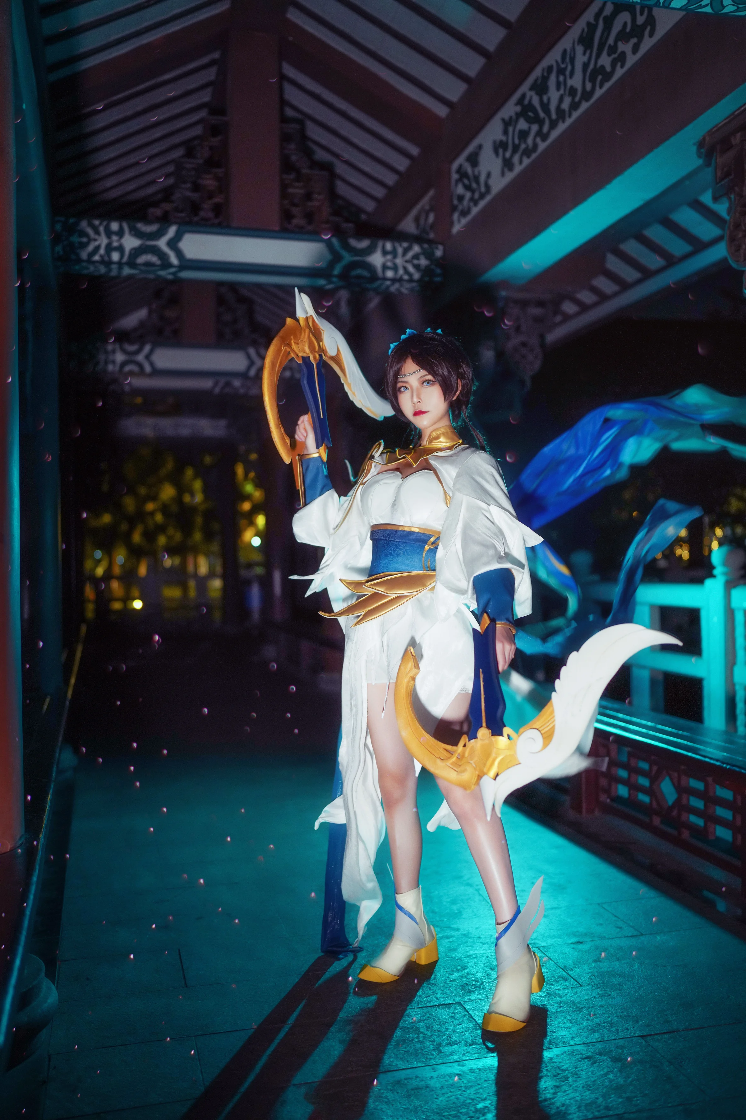 《王者荣耀》虞姬云霓雀翎COS写真
