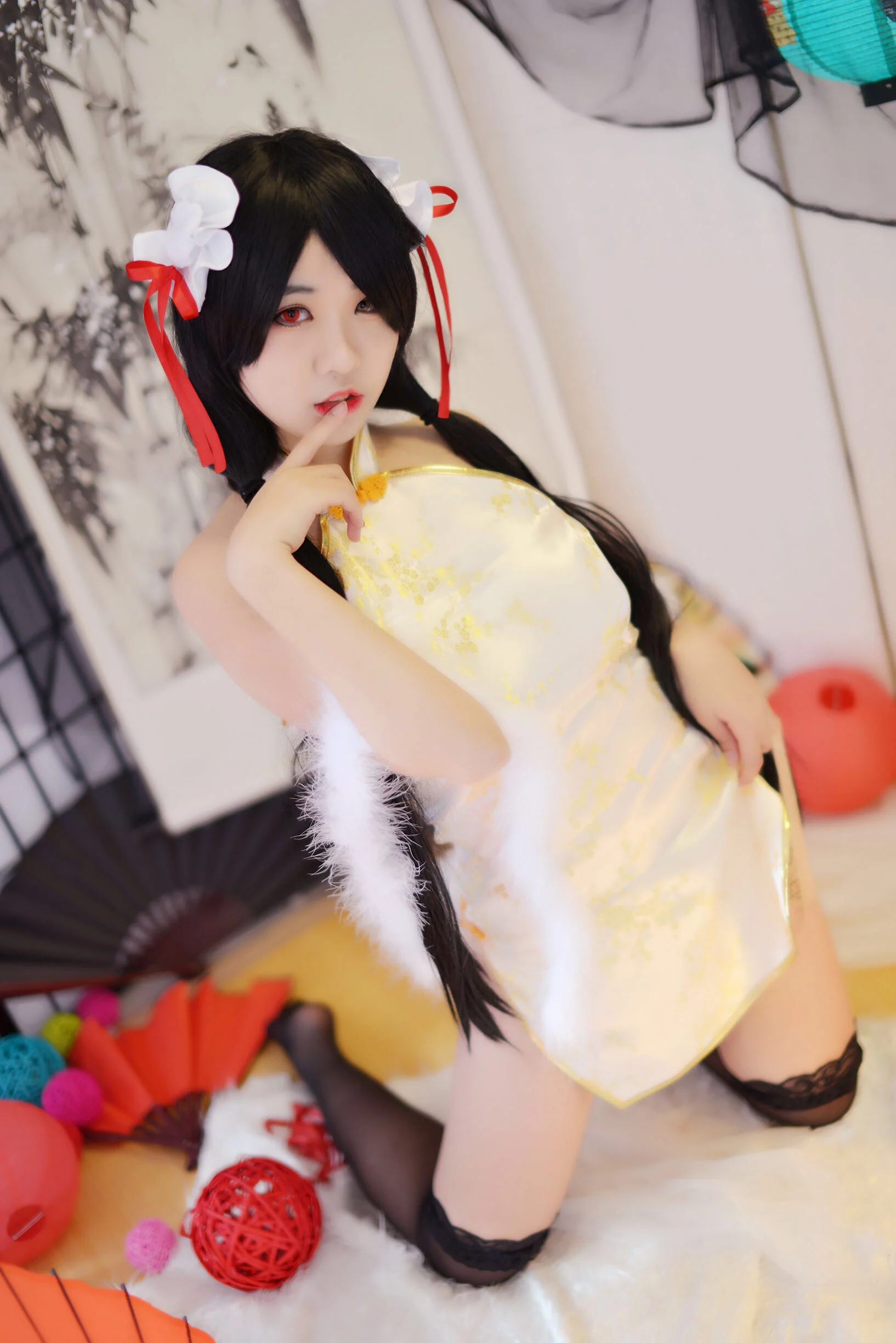 约会大作战 时崎狂三旗袍COS写真