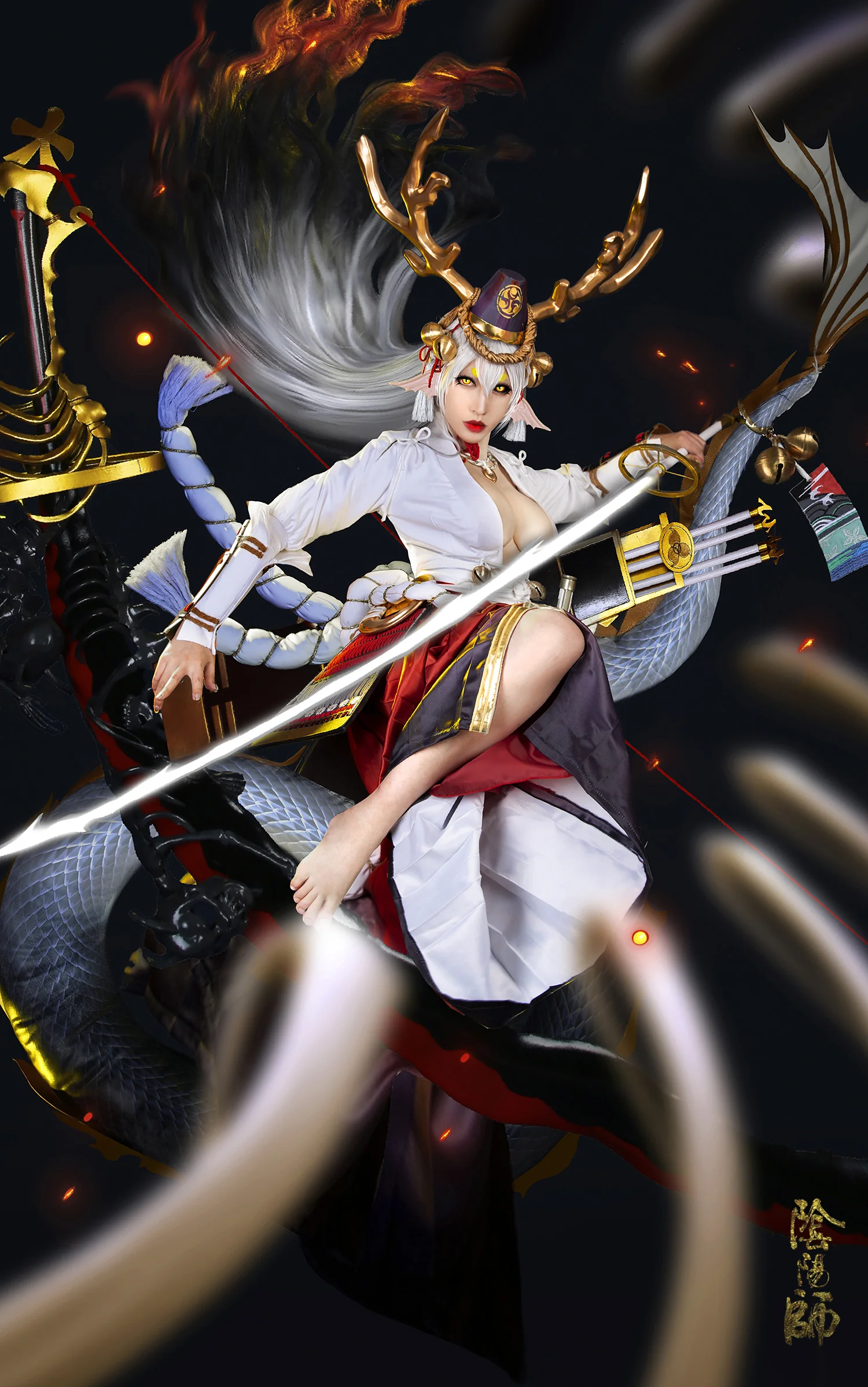 阴阳师 铃鹿御前COS写真