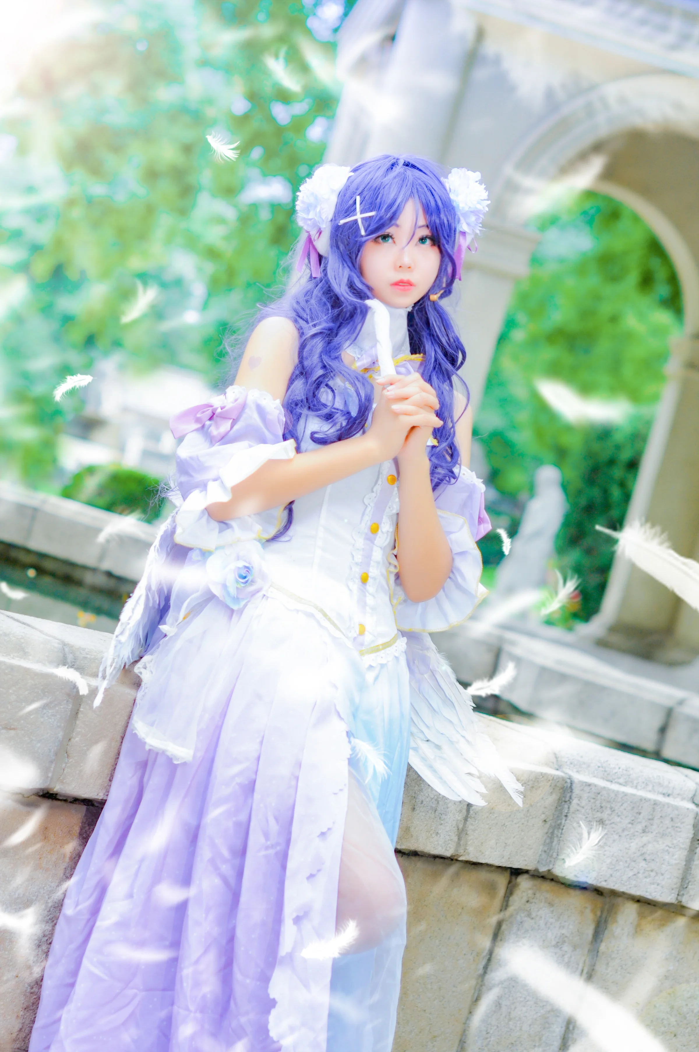 lovelive东条希白色情人节COS写真