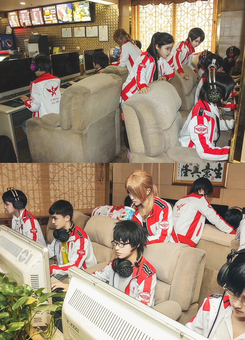 全职高手兴欣战队全员COS写真