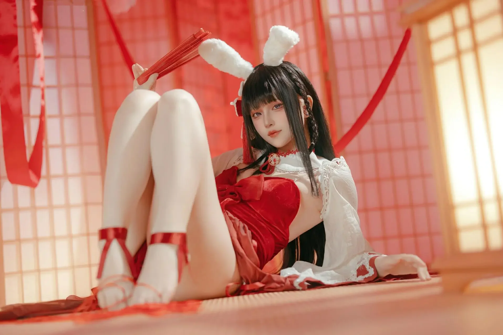 屿鱼 – 碧蓝航线 大山·祈愿的巫女兔｜高清图片集