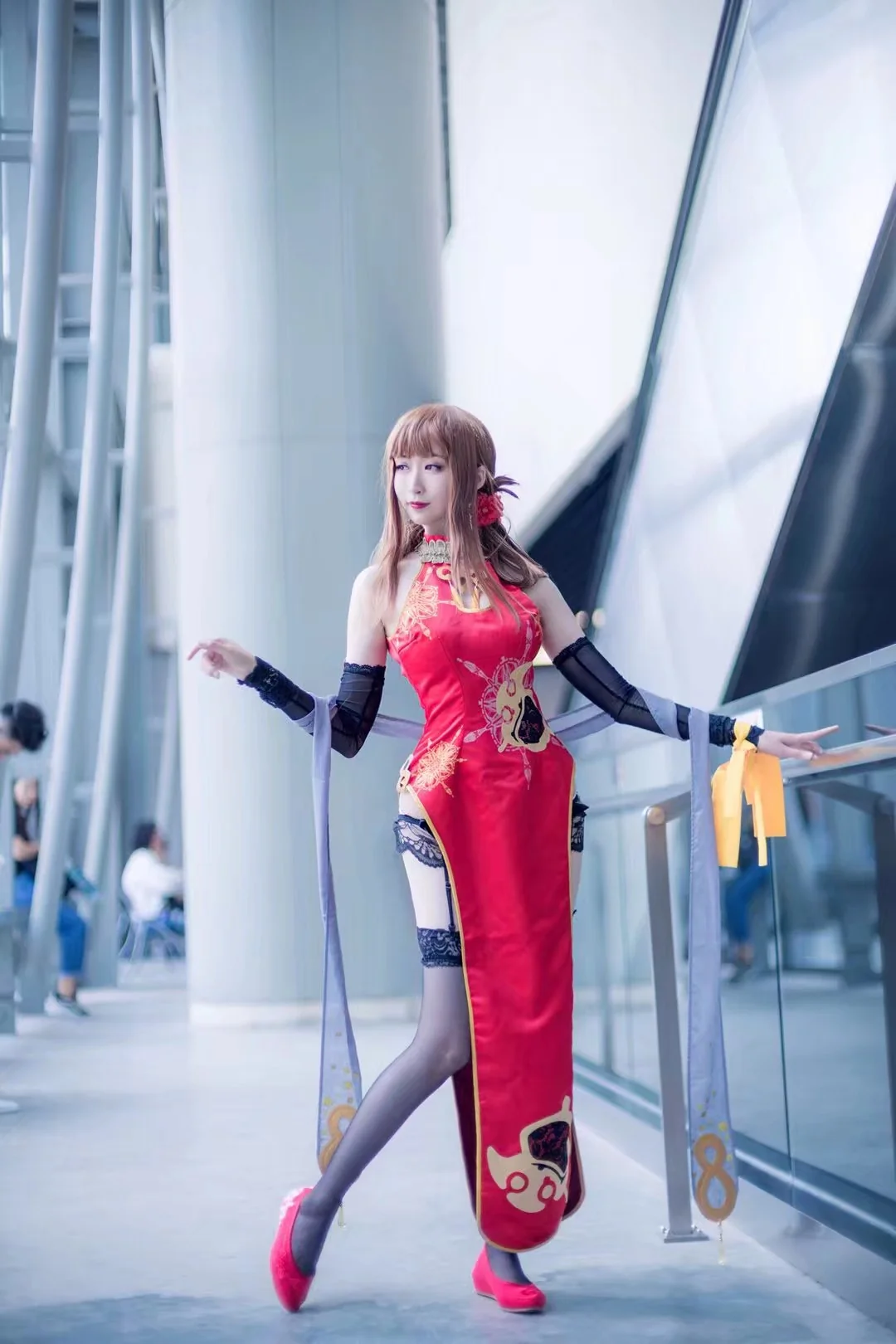 少女前线dsr50红牡丹COS写真