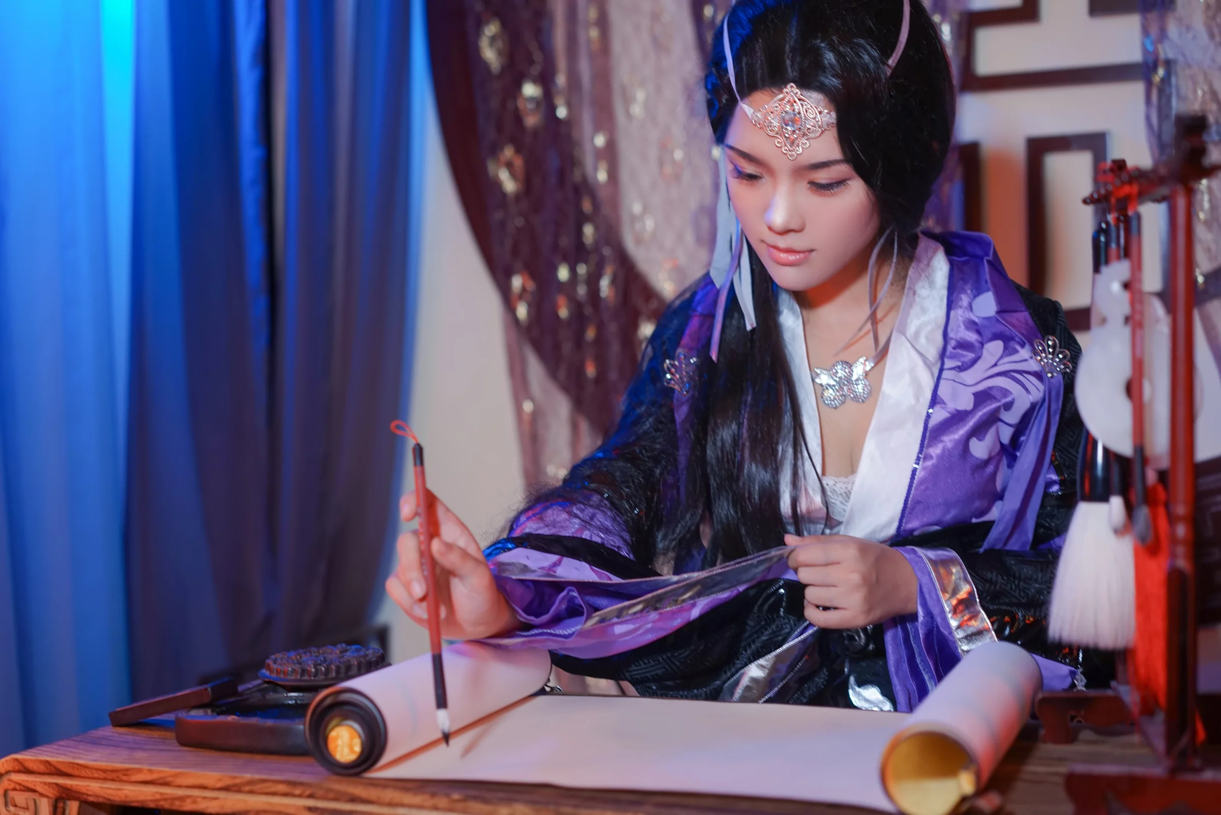 剑网三——万花·秦风花姐 COS写真