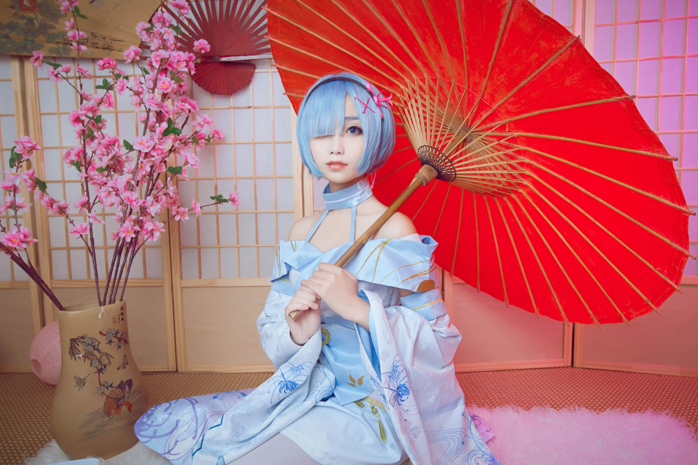 从零开始的异世界生活 蕾姆祭典和服COS写真