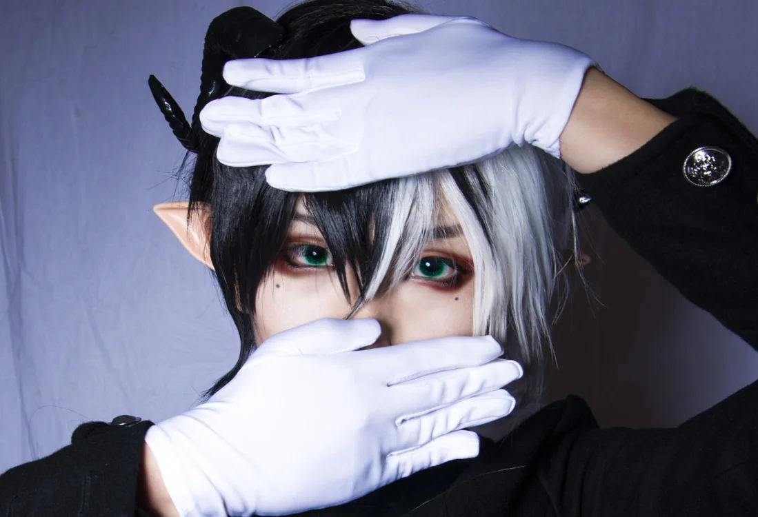 V家 乐正龙牙【恶魔】COS写真