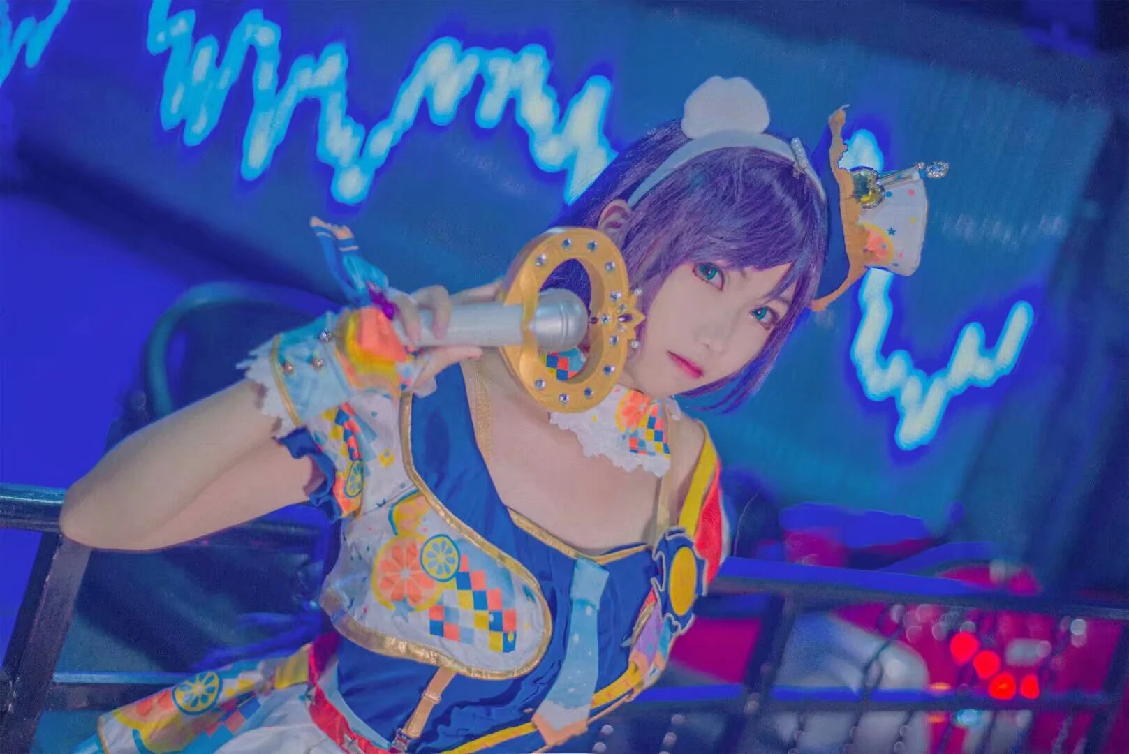 东条希COS写真 来和咱家一起成为偶像吧