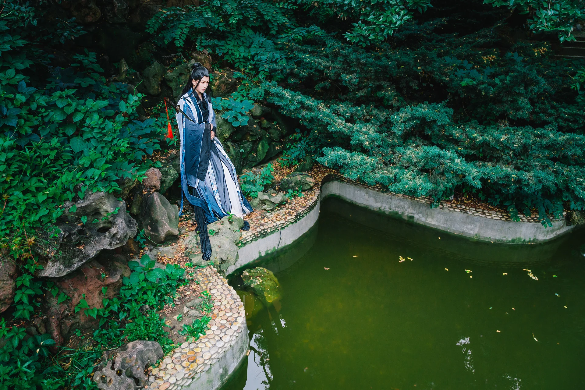 墨竹拟人COS写真