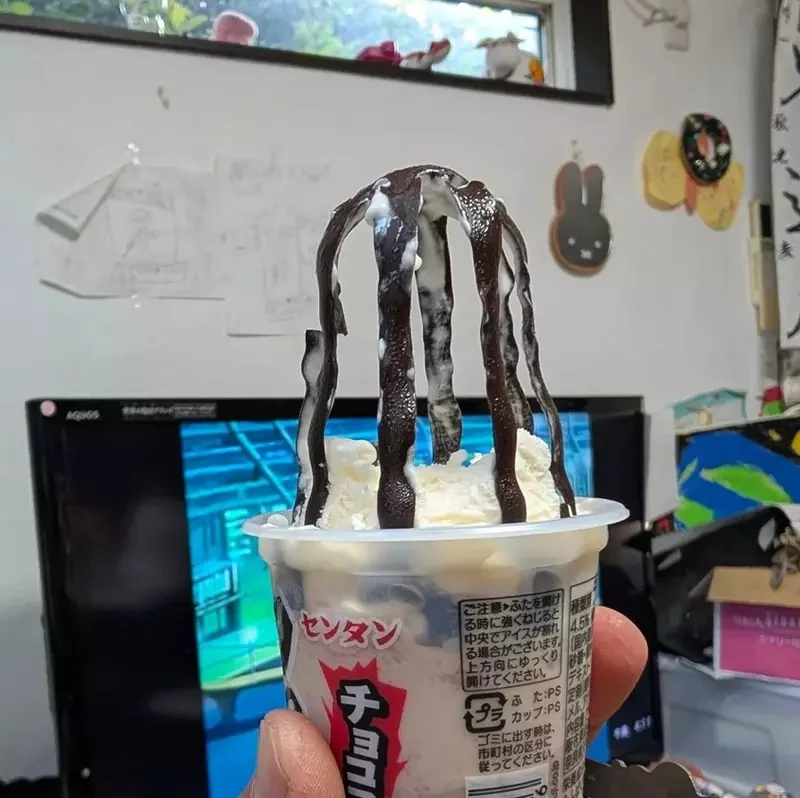 47歲男分享《巧克力聖代》全新吃法 說真的你要能吃成這樣〝算你厲害〞｜高清图片集