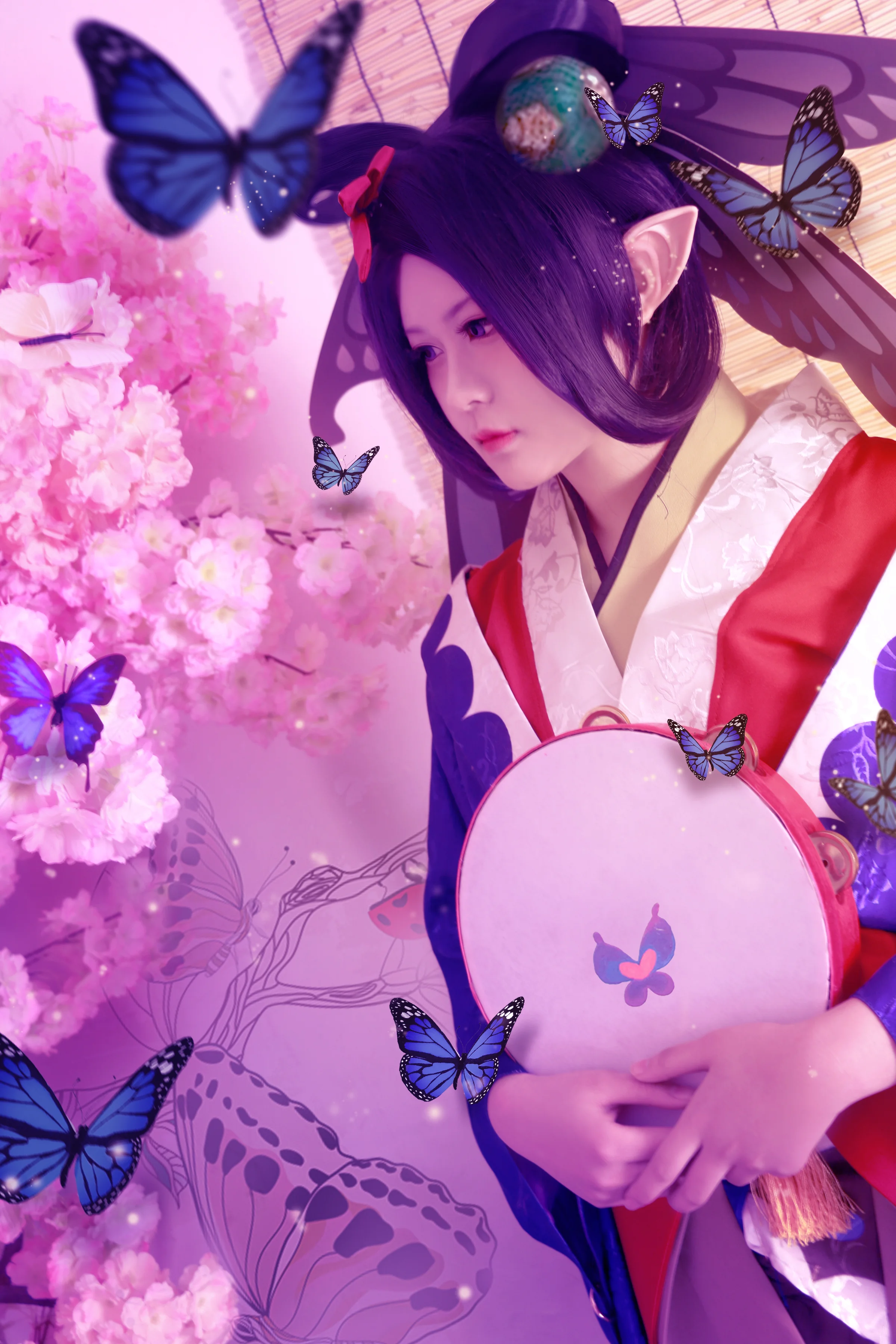 阴阳师蝴蝶精COS写真