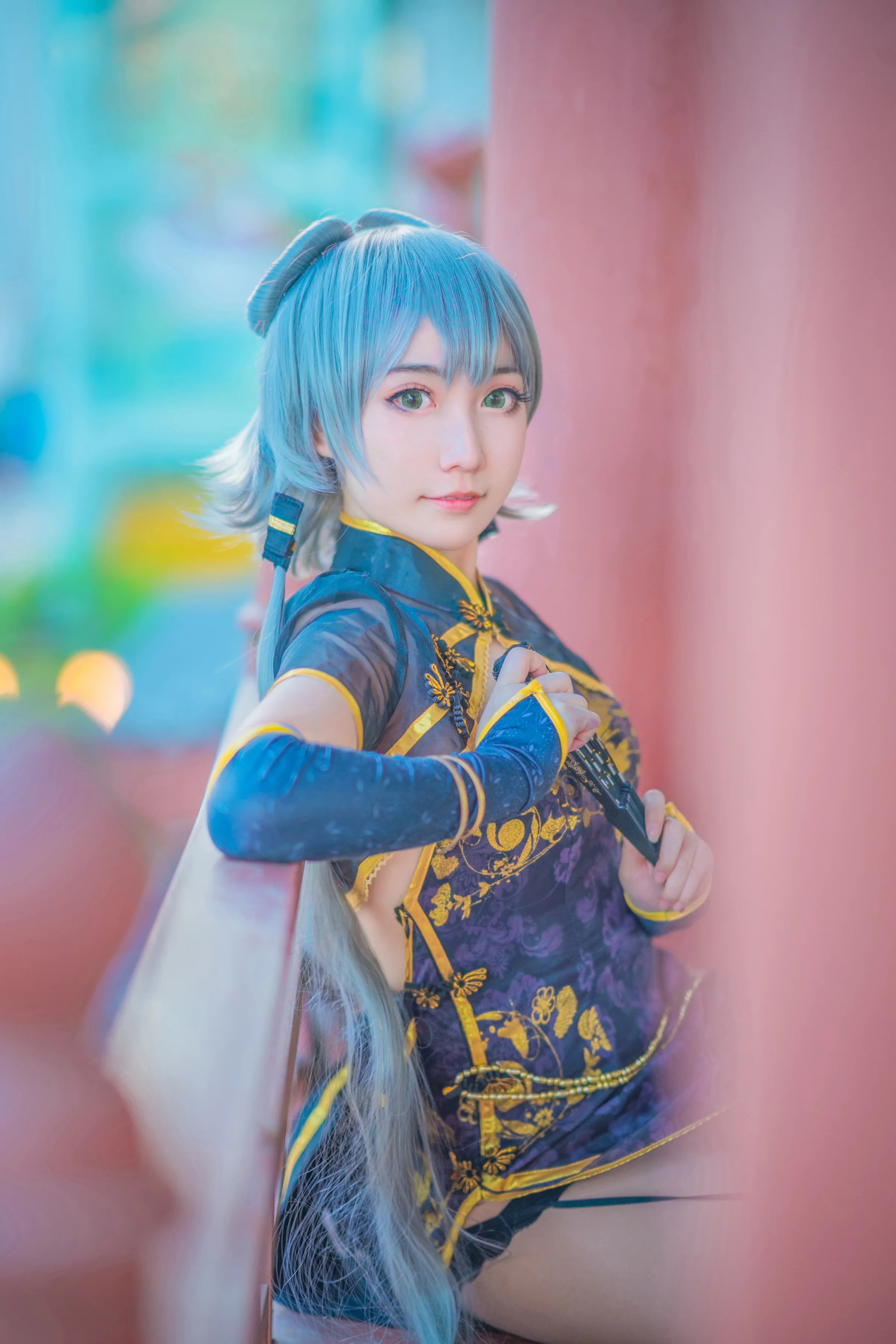 金丝雀洛天依&miku COS写真