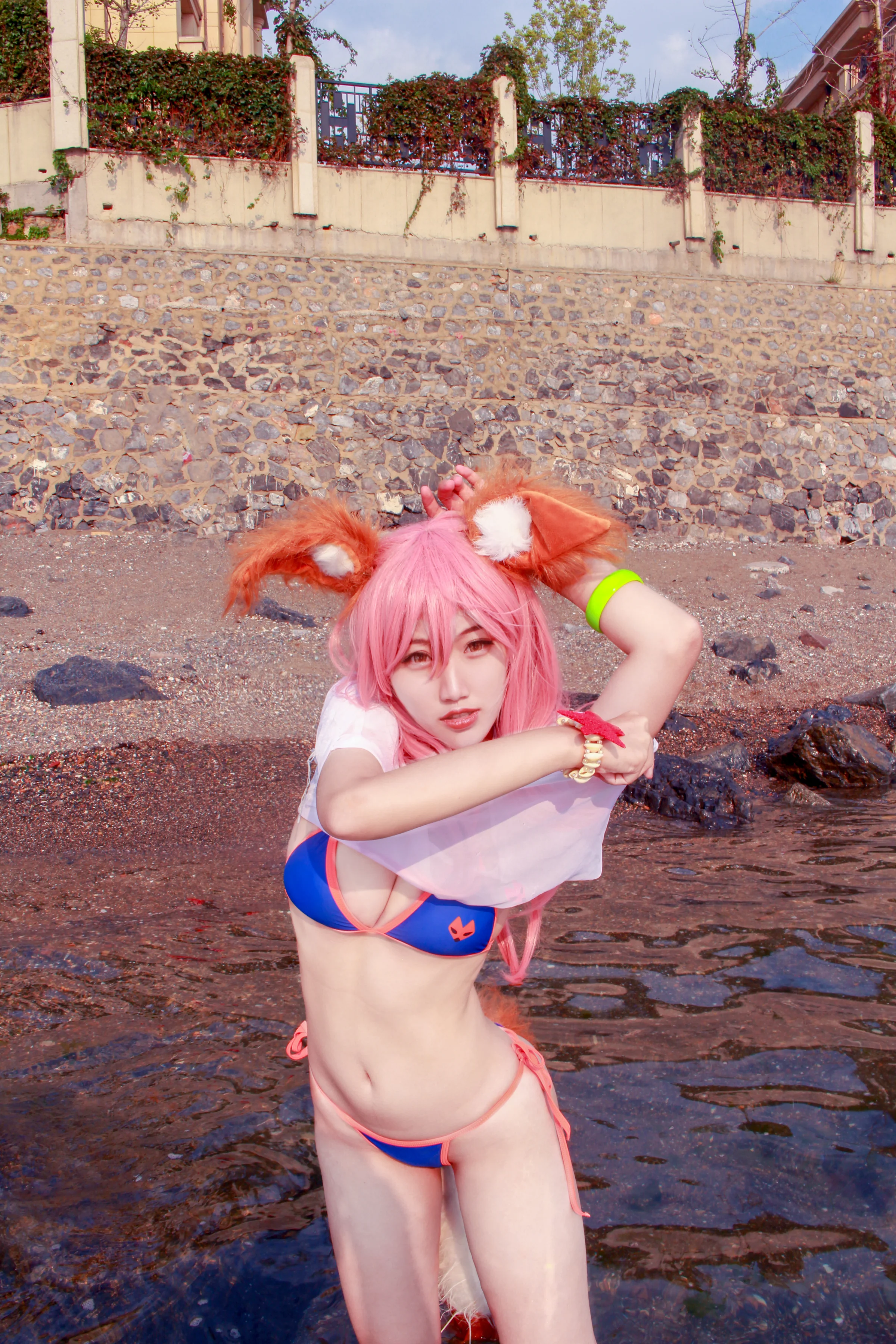 玉藻前 泳装COS写真