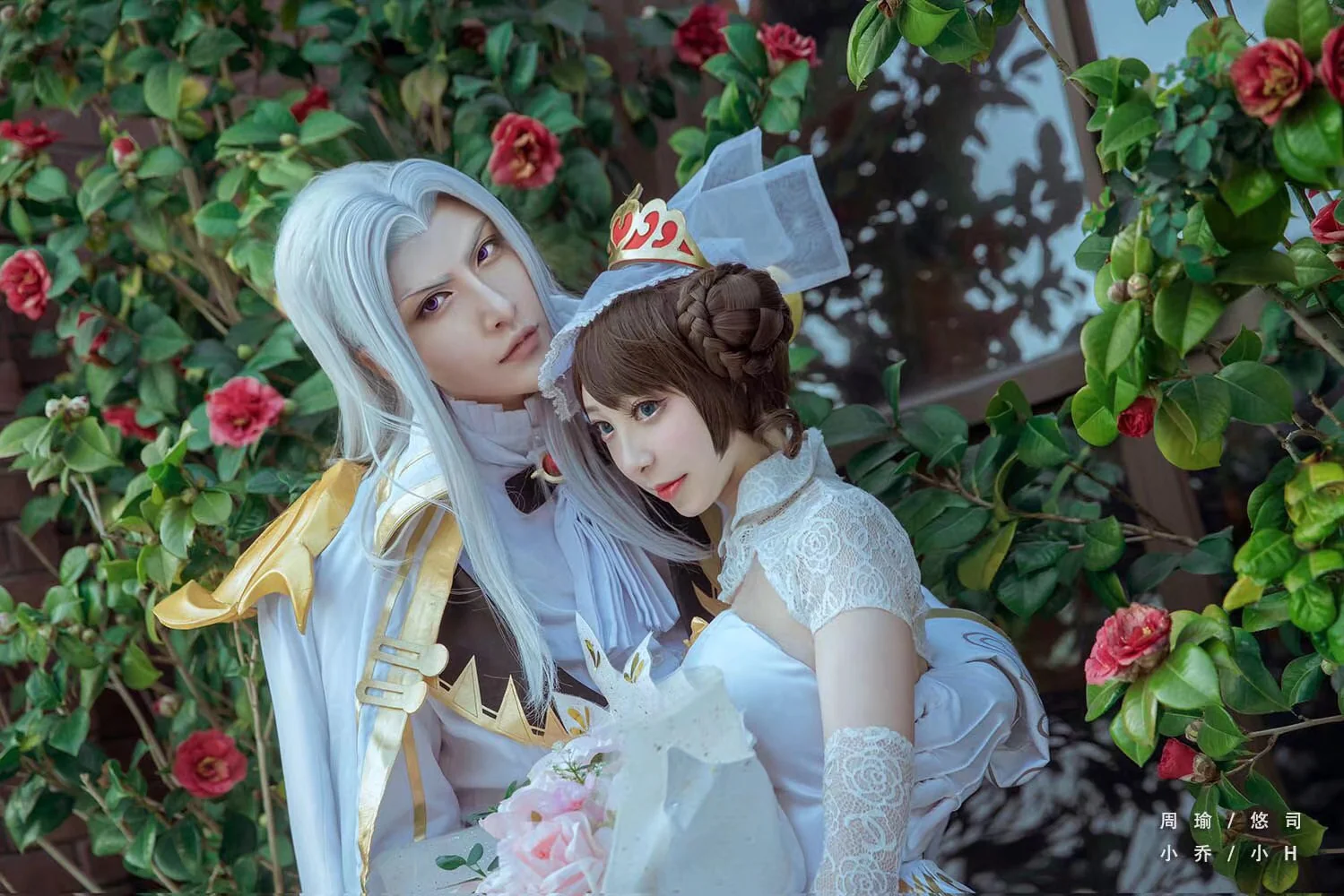王者荣耀 纯白花嫁小乔COS写真