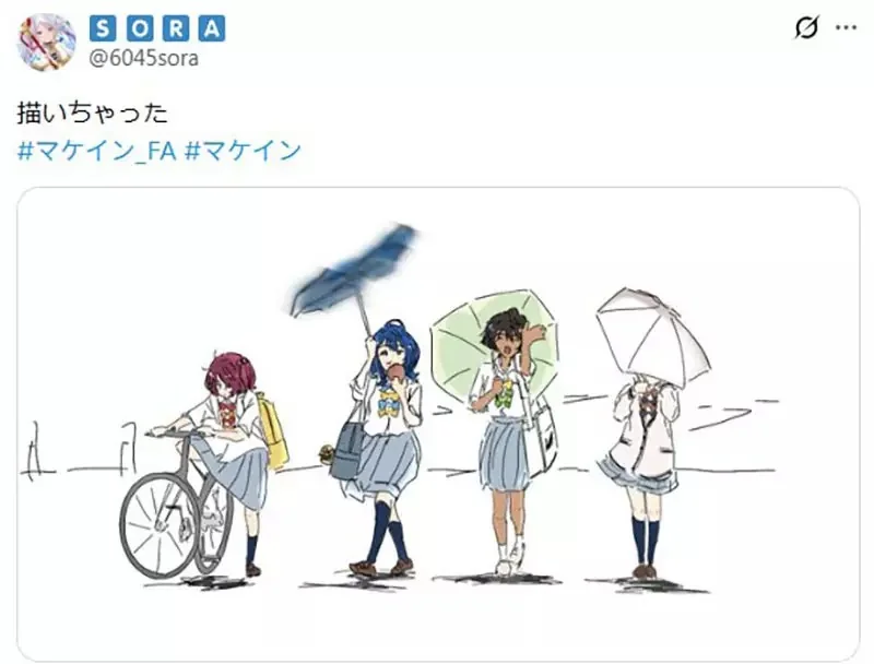 充滿青春活力的《日本女學生４人組》經典構圖成為爆紅素材了｜高清图片集