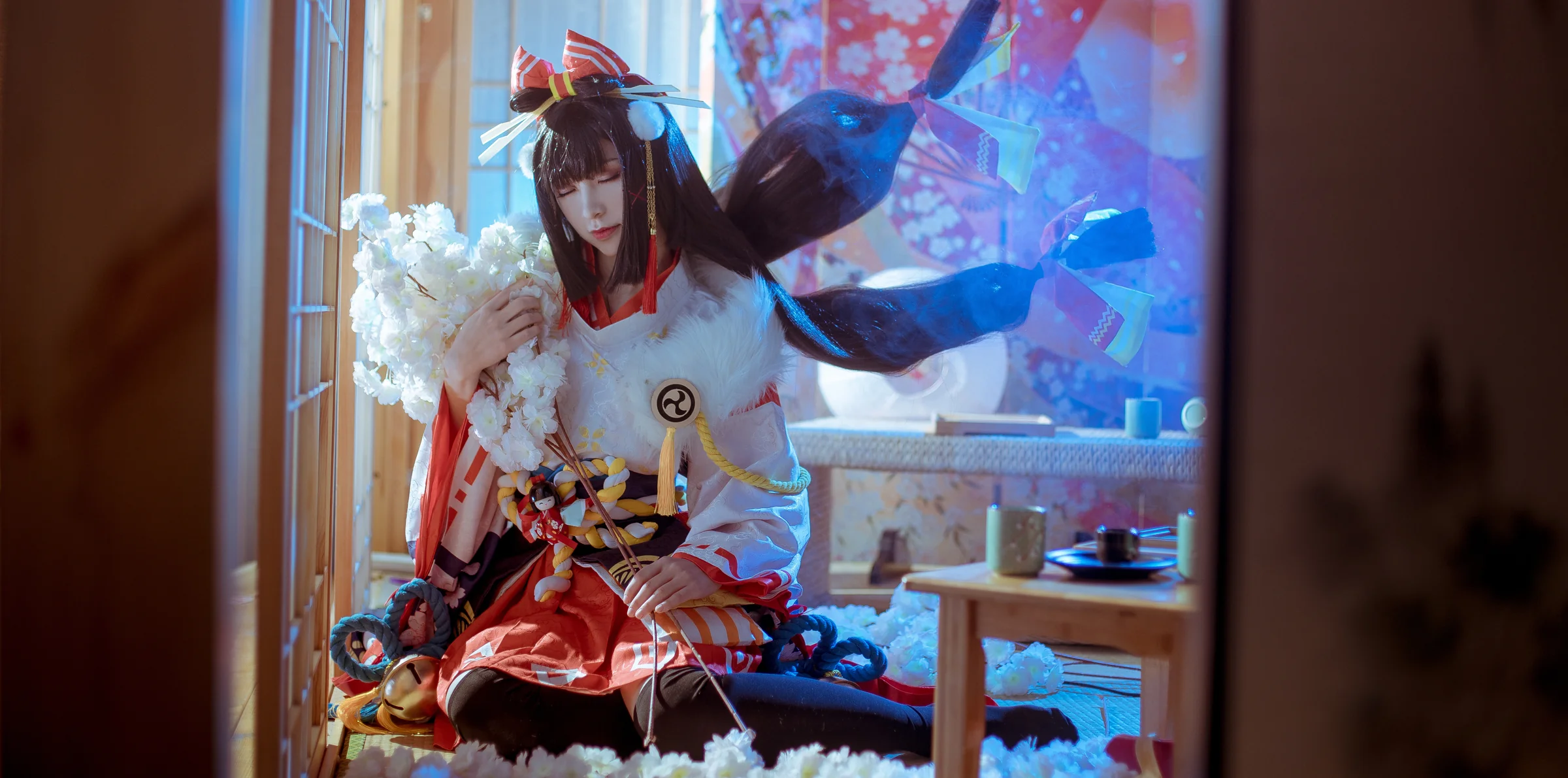 阴阳师 雪女COS写真