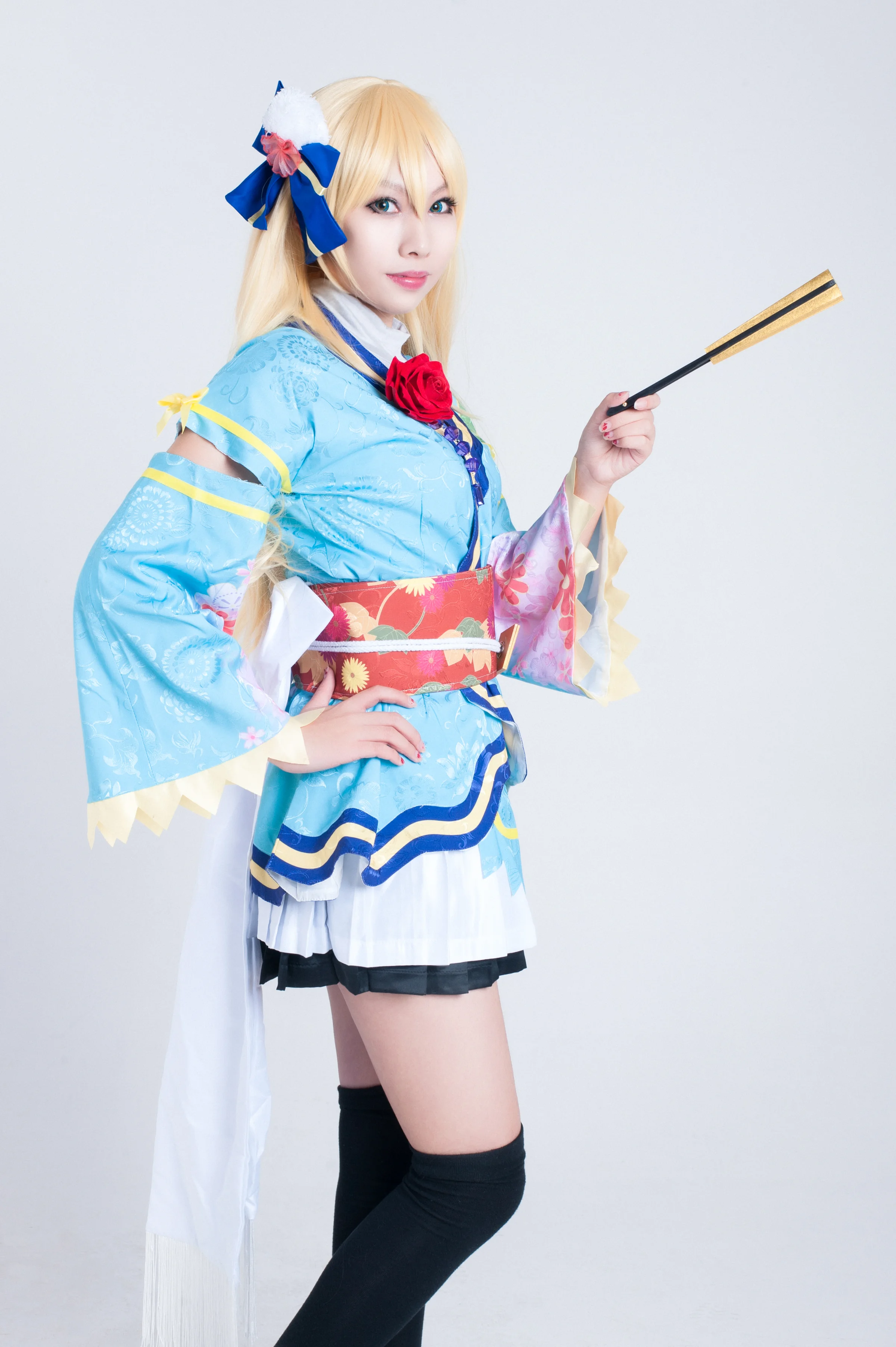 love live绚濑绘里aa打歌服和服COS写真