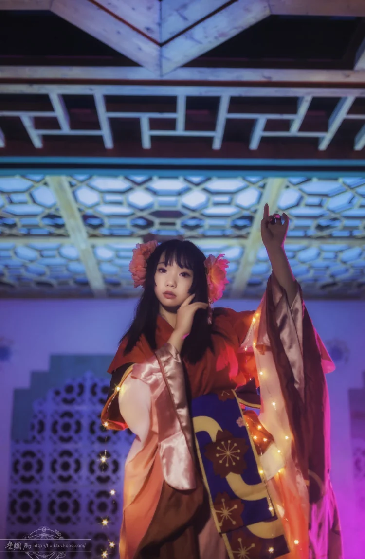 阴阳师 樱花妖COS写真