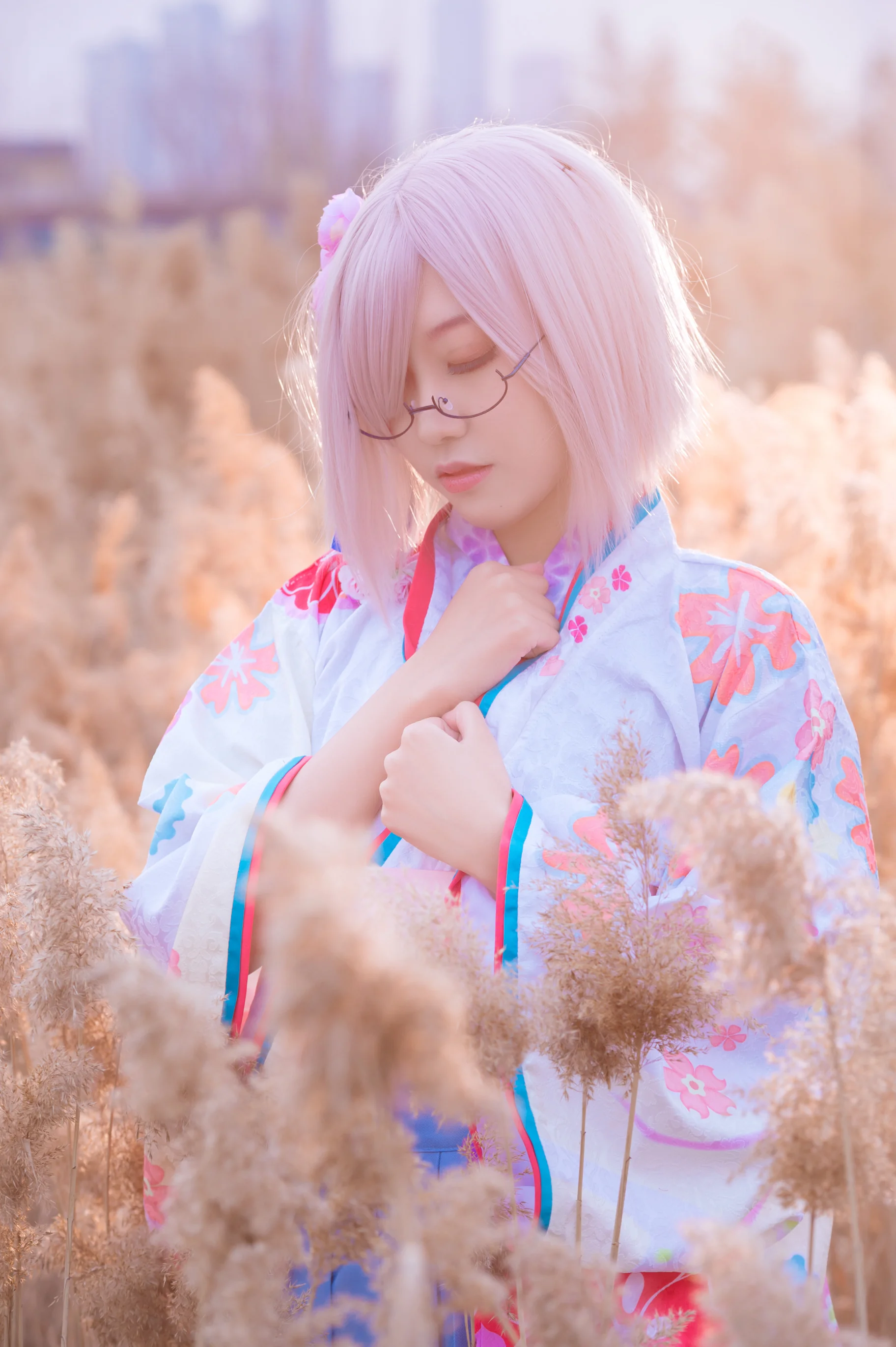 玛修 新年和服COS写真
