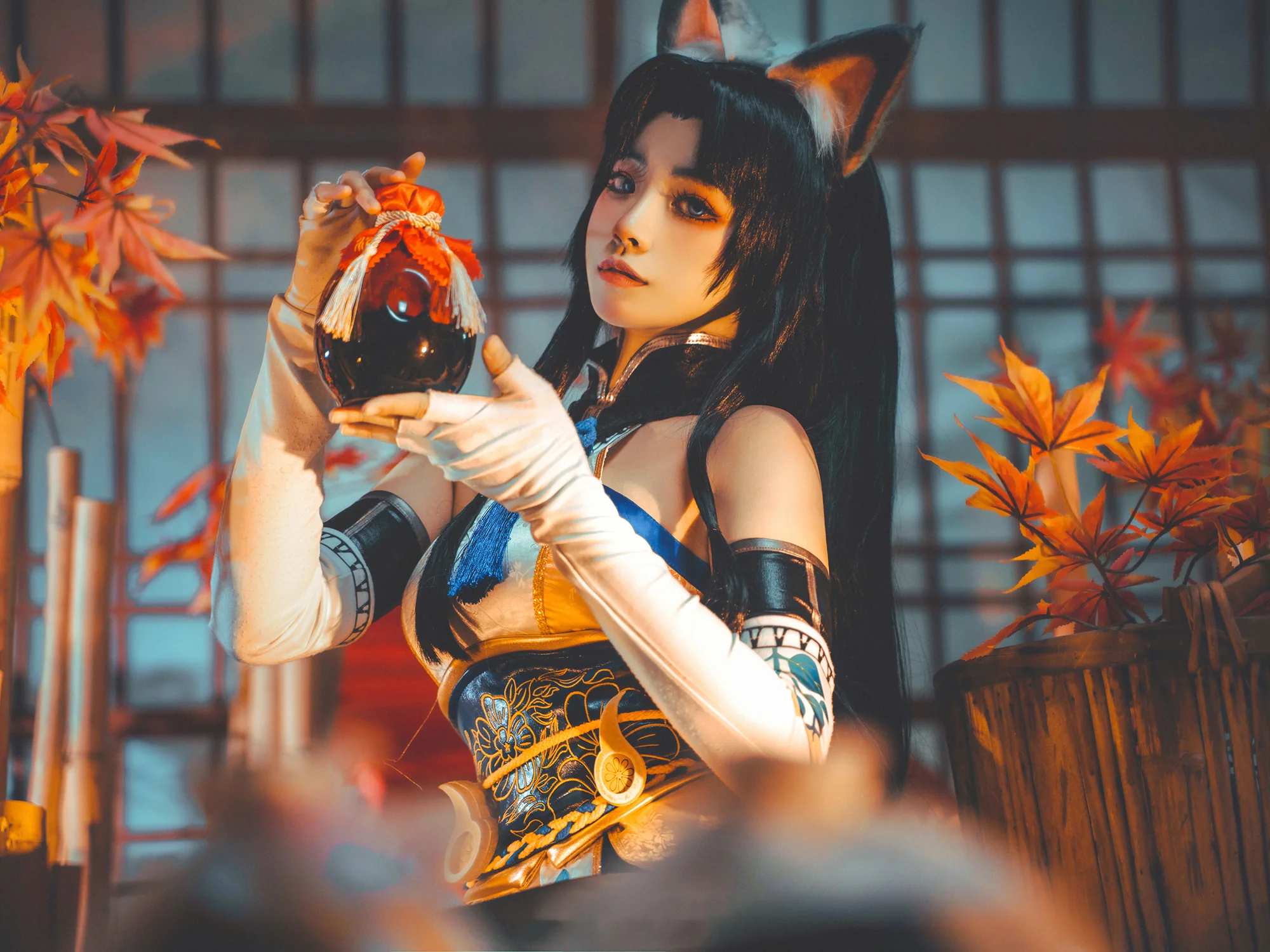 《永劫无间》土御门胡桃COS写真