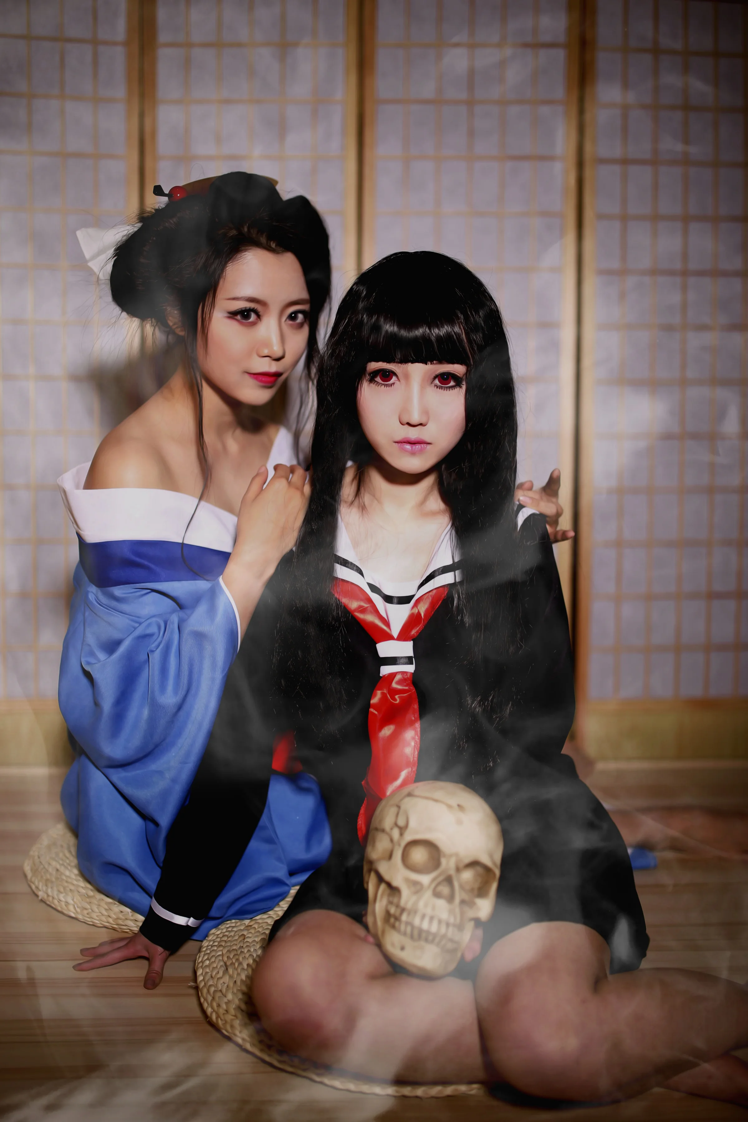 地狱少女 骨女COS写真